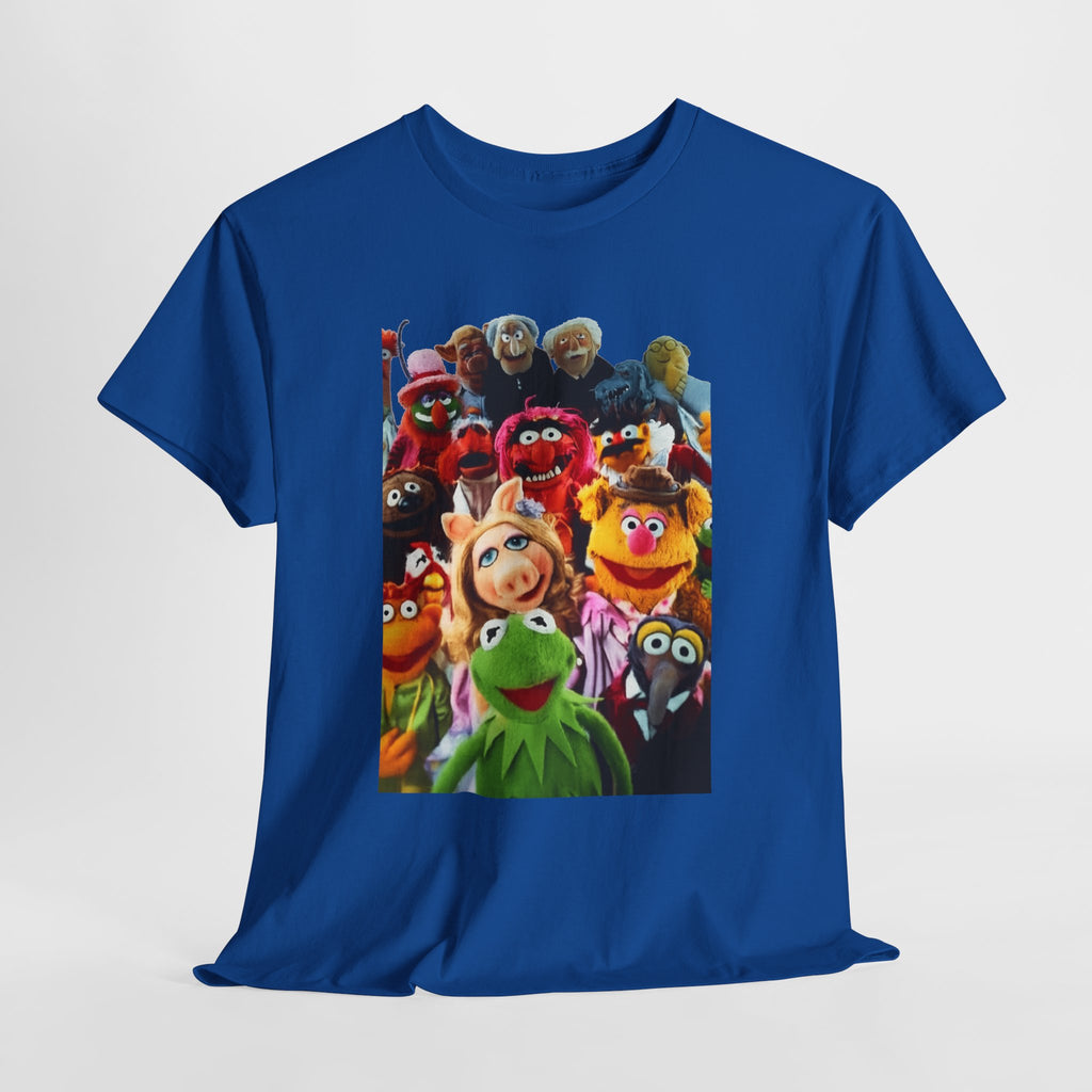 Muppets Puppet Ensemble Graphic Tee — Fun Family Cartoon Shirt