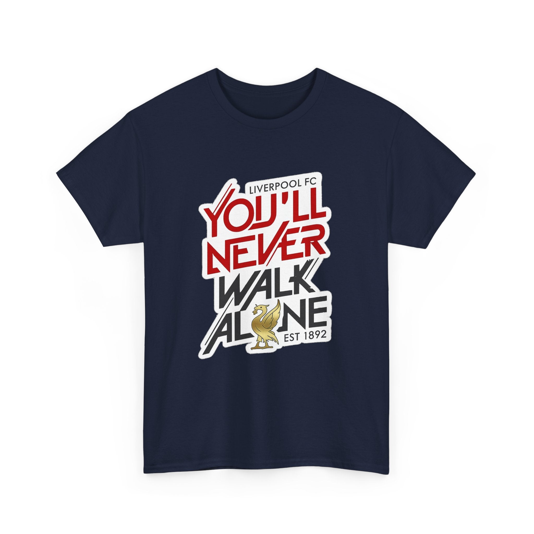 Liverpool You'll Never Walk Alone Cotton T-Shirt — Liverpool FC Fan Tee