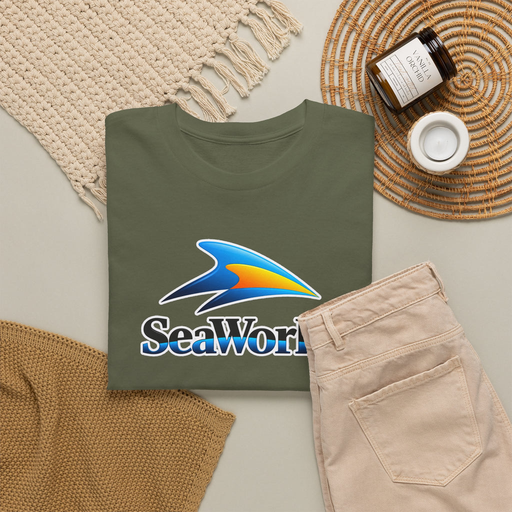 SeaWorld Logo T-Shirt — Classic Ocean Theme Tee