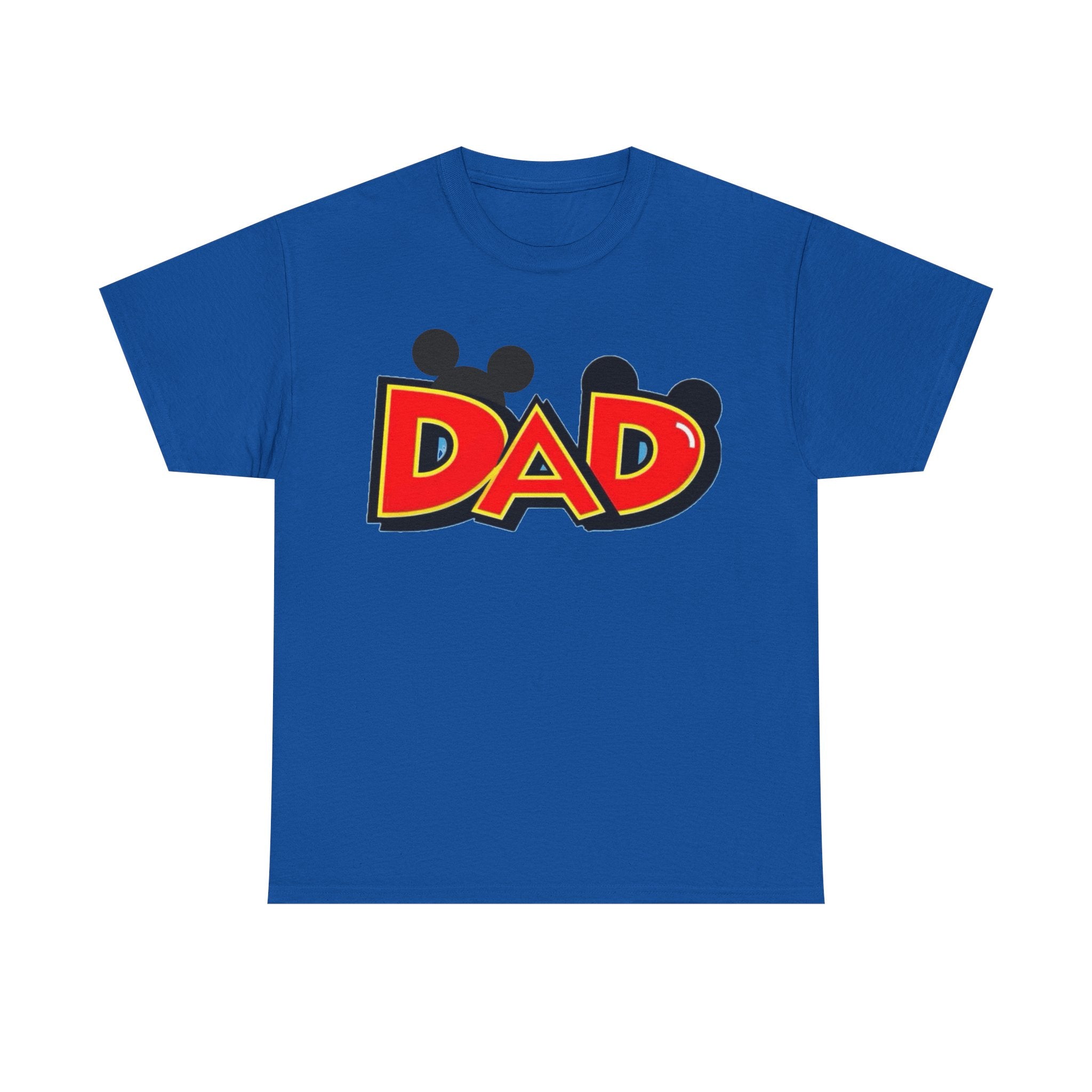 Disney Dad Mickey Ears T-Shirt – Retro Cartoon Dad Tee, Perfect Father’s Day Gift