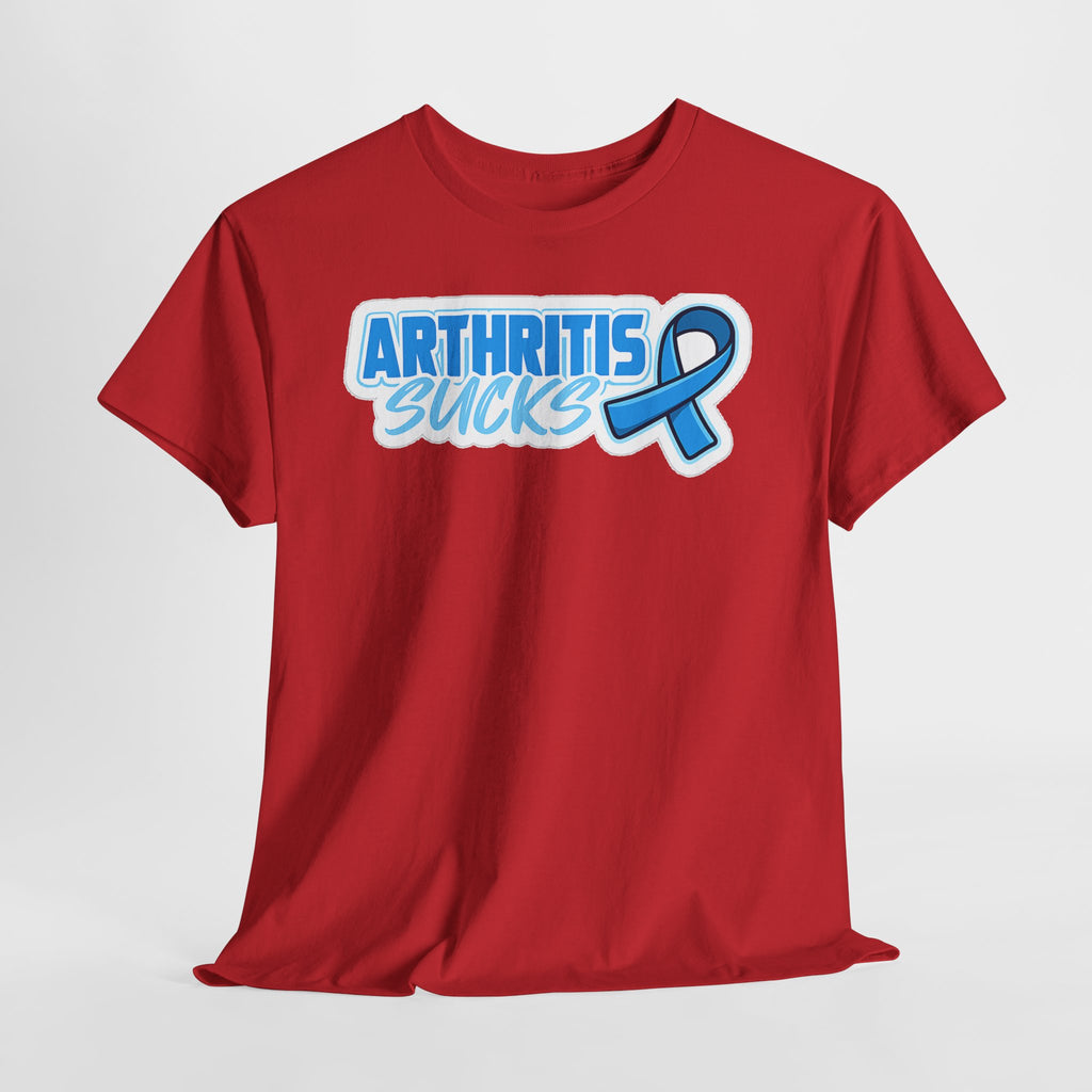 Arthritis Sucks T-Shirt with Awareness Ribbon — Arthritis Support Tee