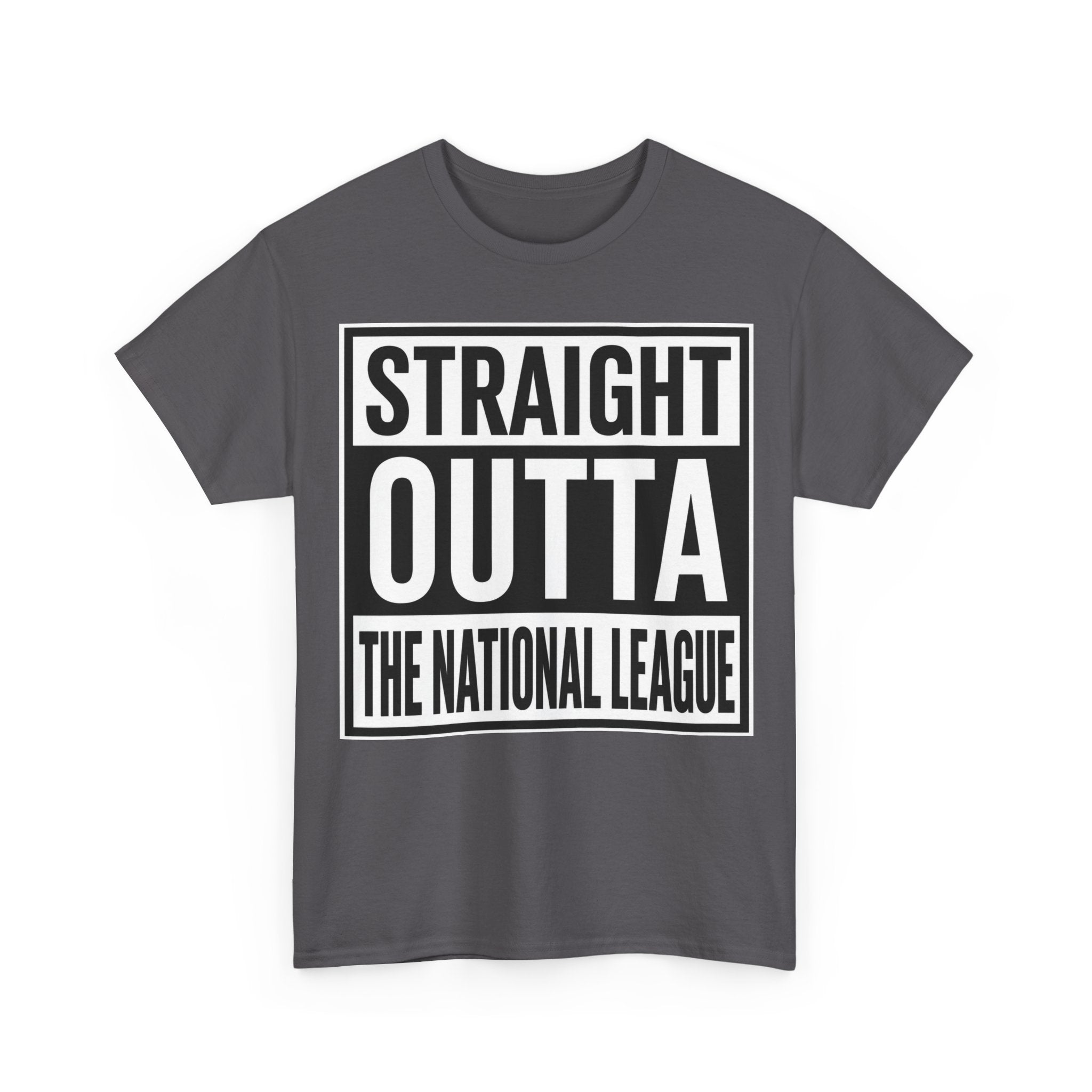 Straight Outta The National League T-Shirt – Football Fan Graphic Tee