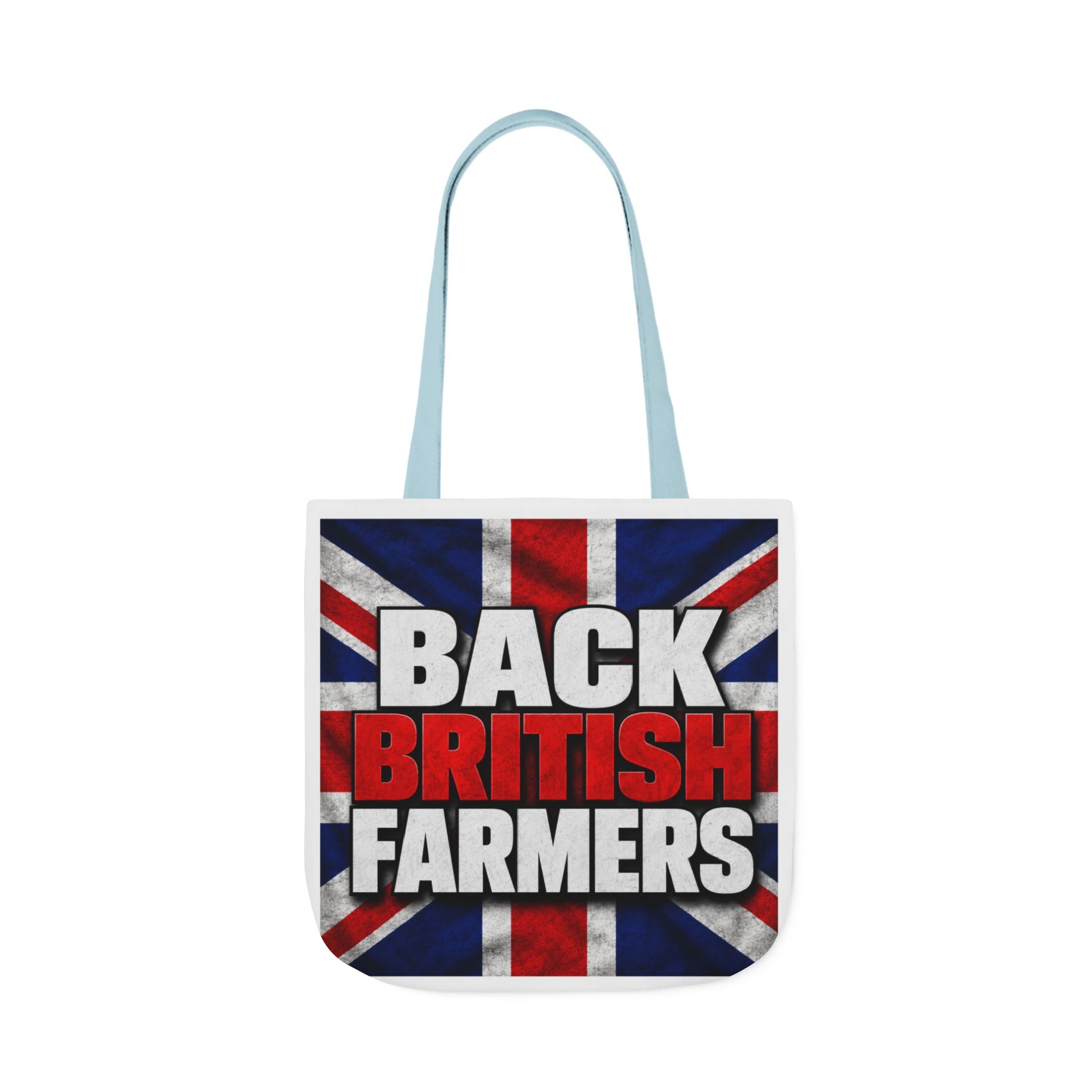 Back British Farmers Canvas Tote Bag — Union Jack Farming Support Tote