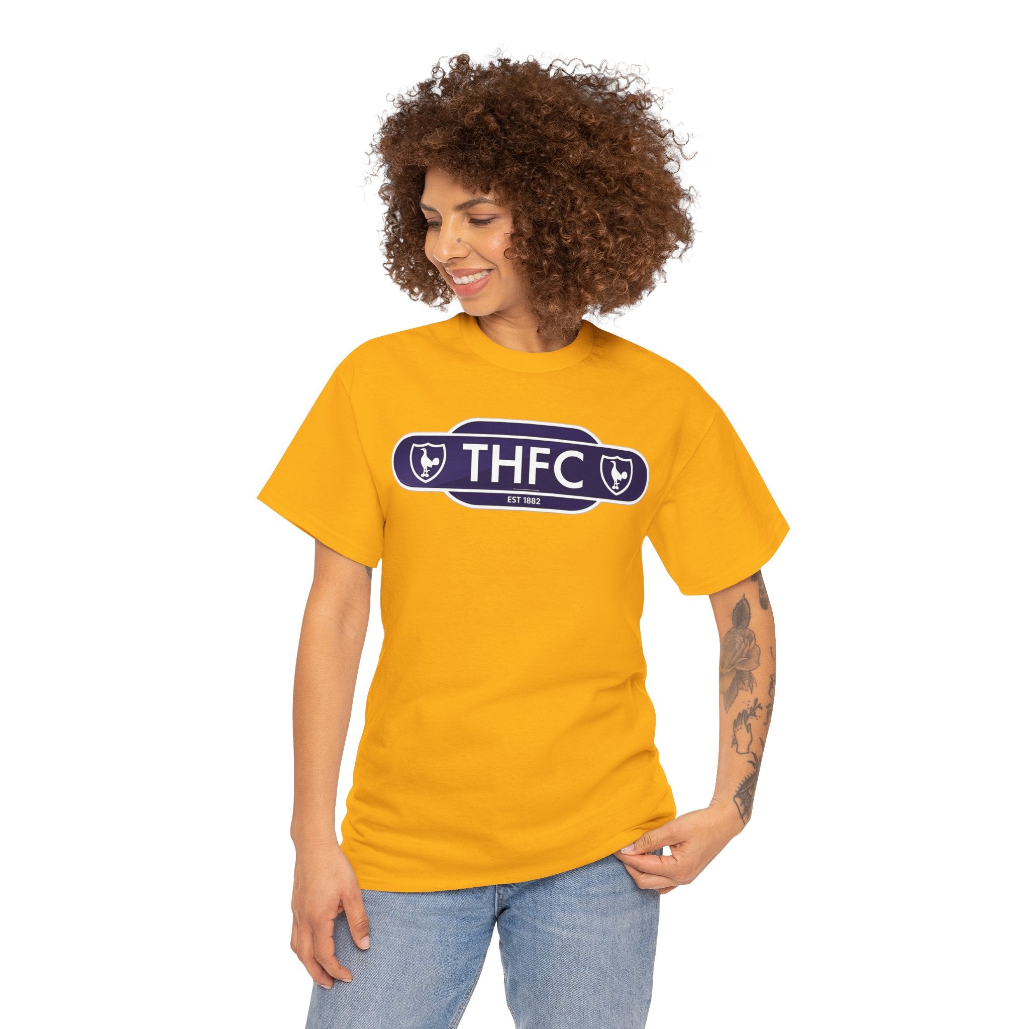 THFC Tottenham Hotspur Railway Sign T‑Shirt — Retro Football Club Tee