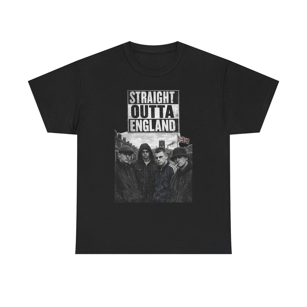 Straight Outta England T-Shirt — Retro Band Photo Tee