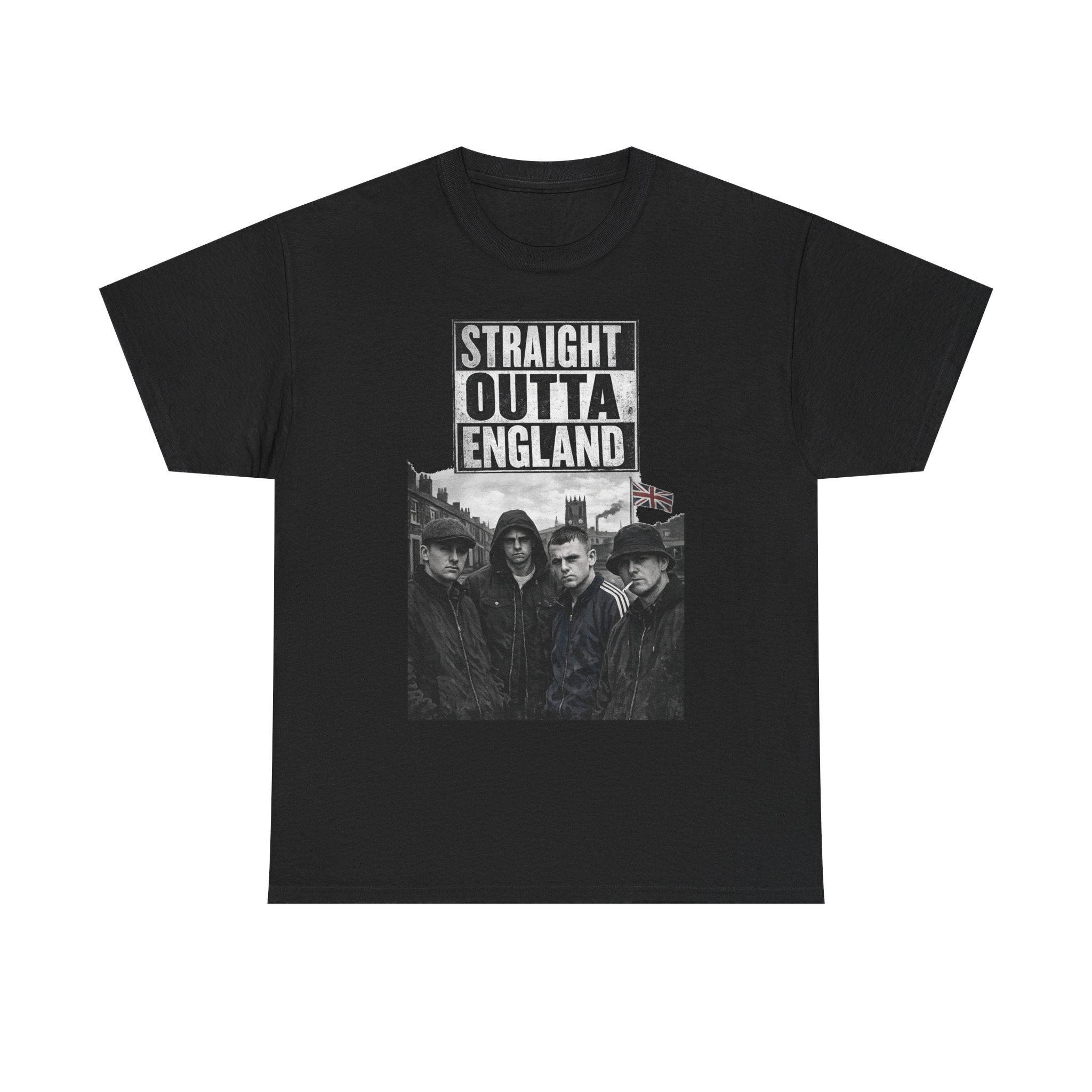 Straight Outta England T-Shirt — Retro Band Photo Tee