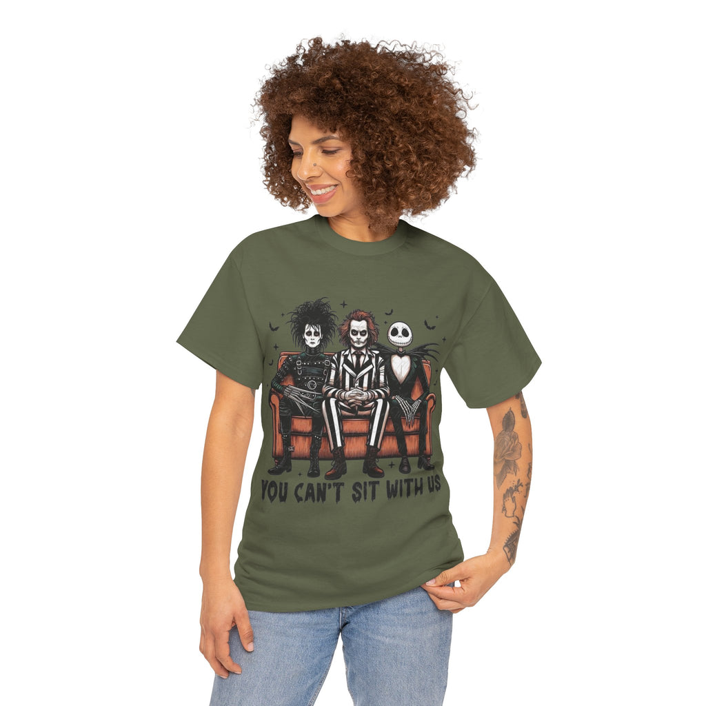 Johnny Depp Graphic Tee — 'You Can't Sit With Us' Halloween Horror Trio T-Shirt