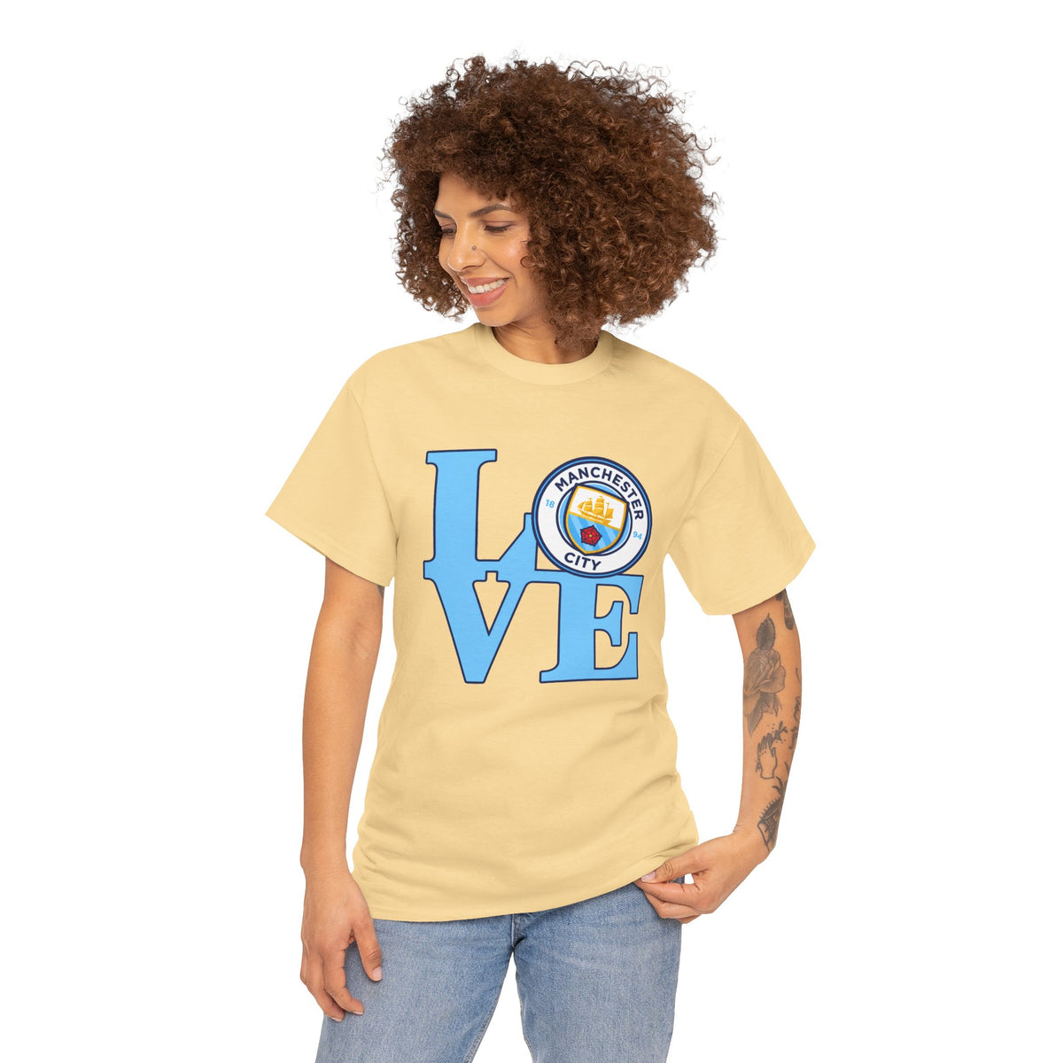 Manchester City LOVE Cotton T-Shirt