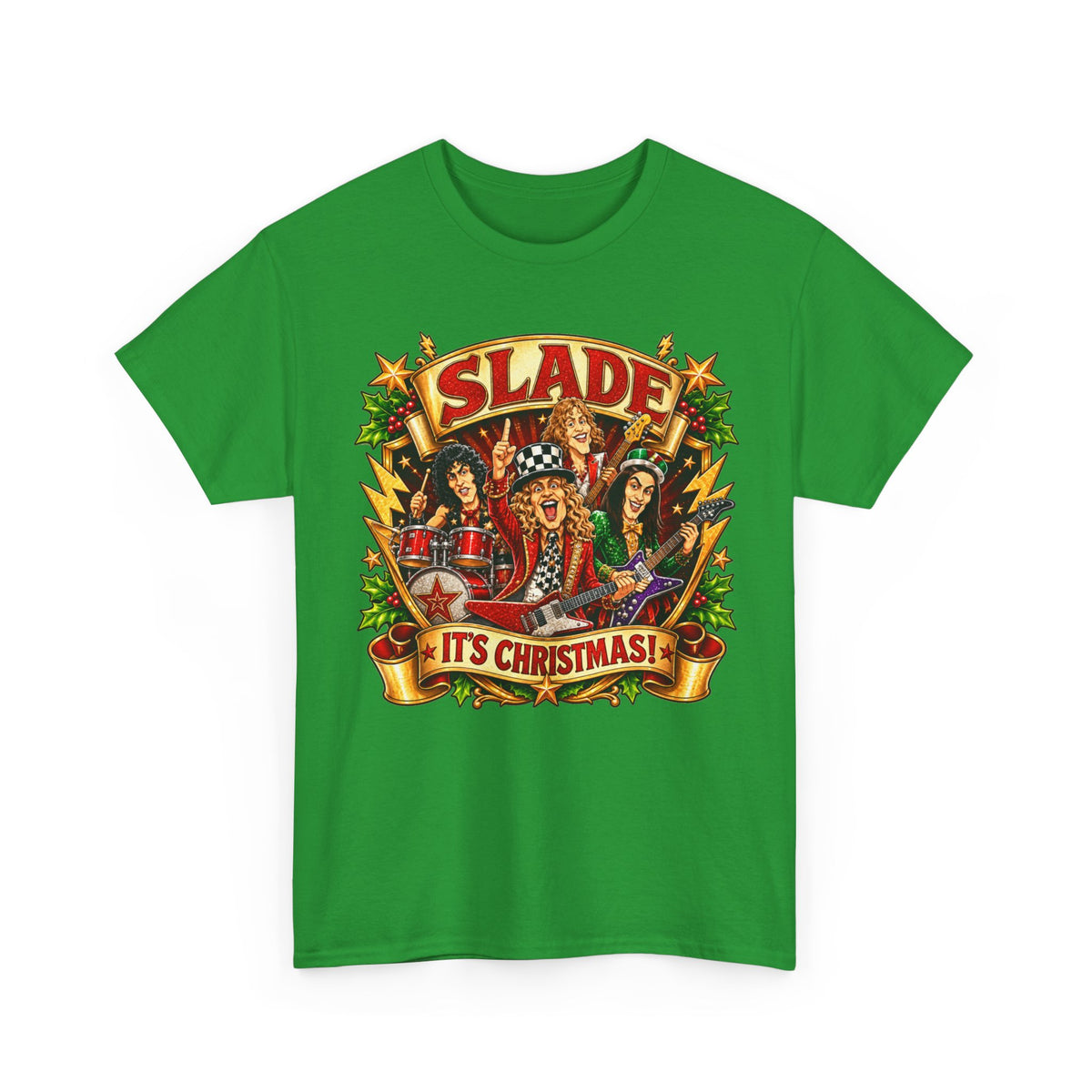 Slade it's Christmas Unisex Heavy Cotton Tee