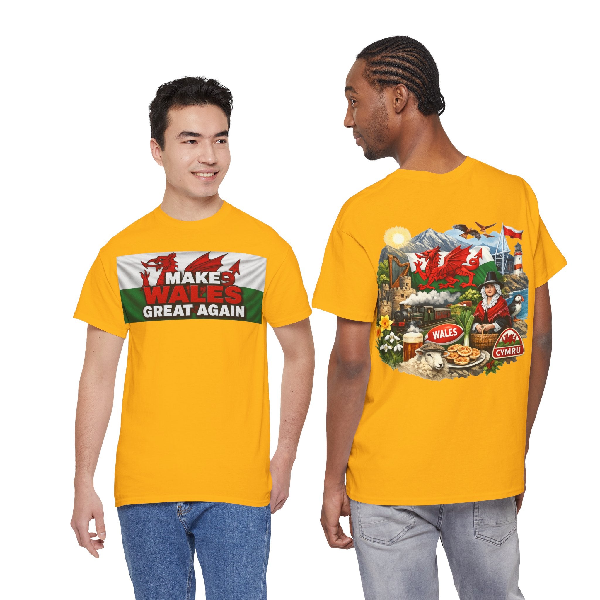 Wales Pride T-Shirt — 'Make Wales Great Again' Welsh Dragon Tee
