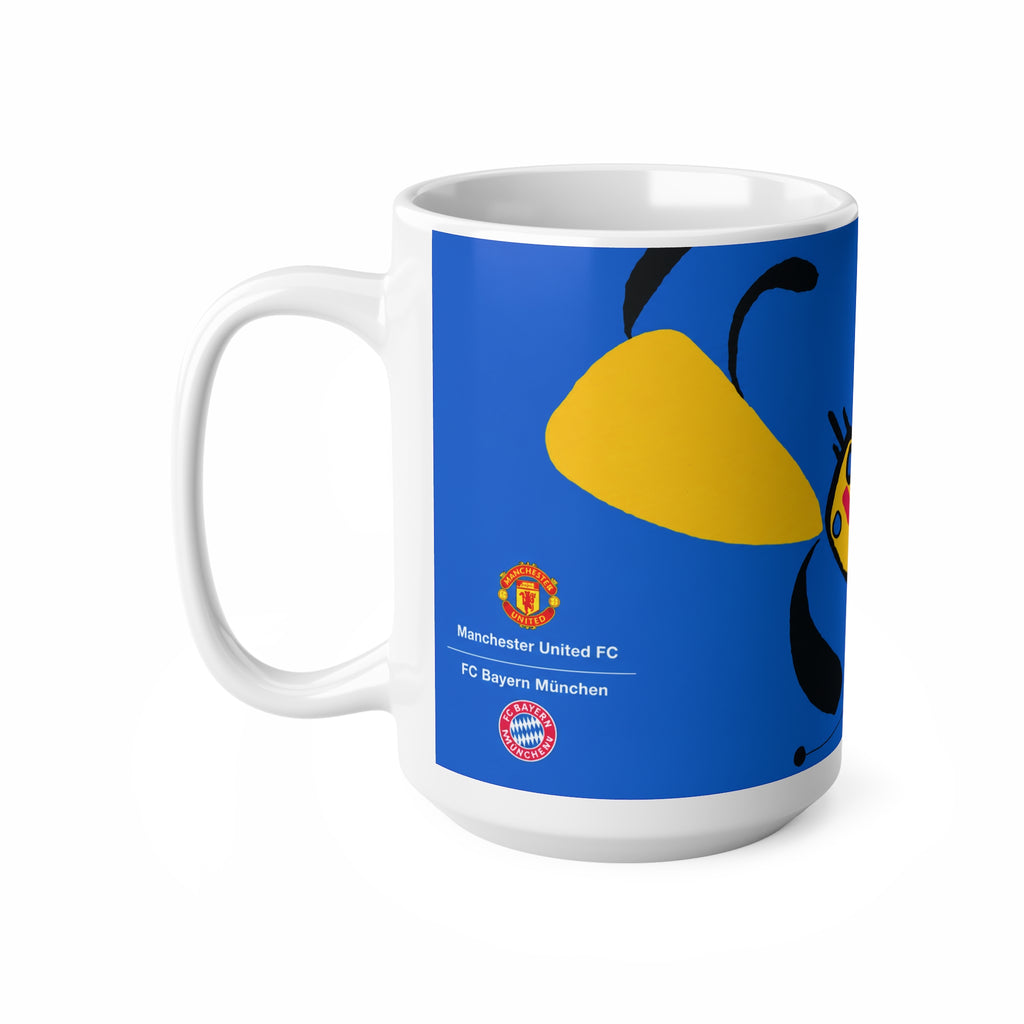 1999 Champions League FInal Programme Cover Inspired Coffee Mug — Ceramic Cup (11oz/15oz)