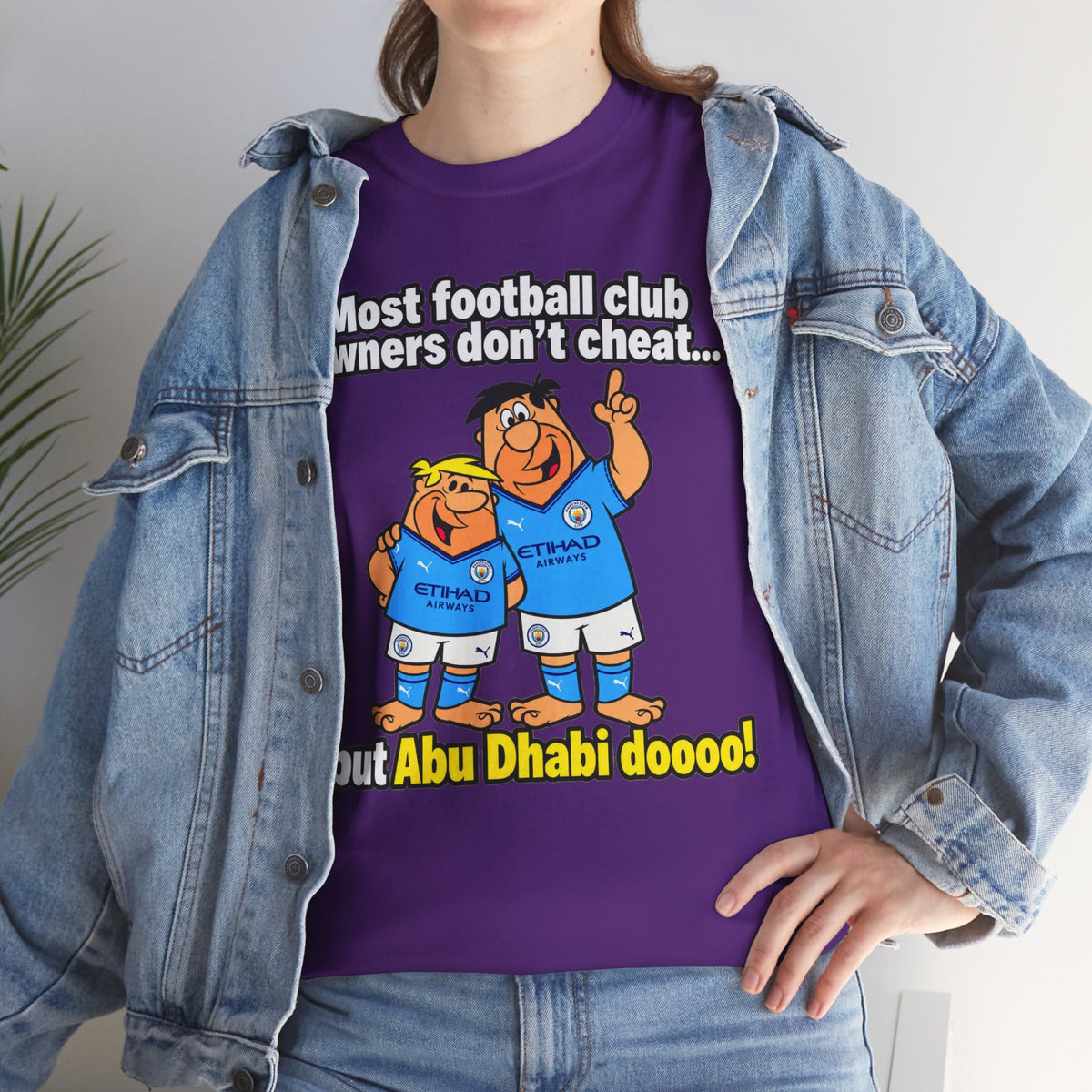 Manchester City Charges T‑Shirt — “Most Football Club Owners Don’t Cheat… but Abu Dhabi Dooo!”
