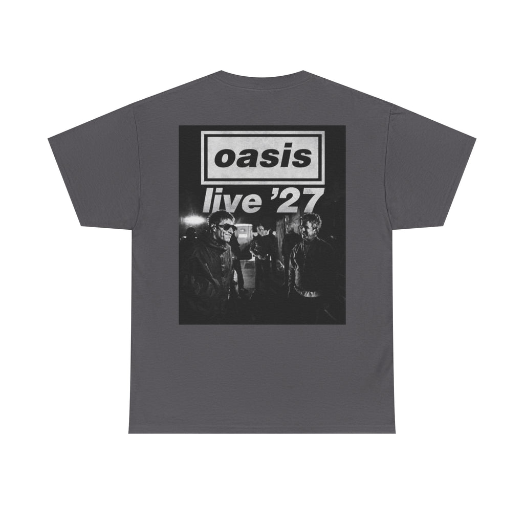 Oasis 'Live '27' Band Tee — Vintage Rock Concert T-Shirt