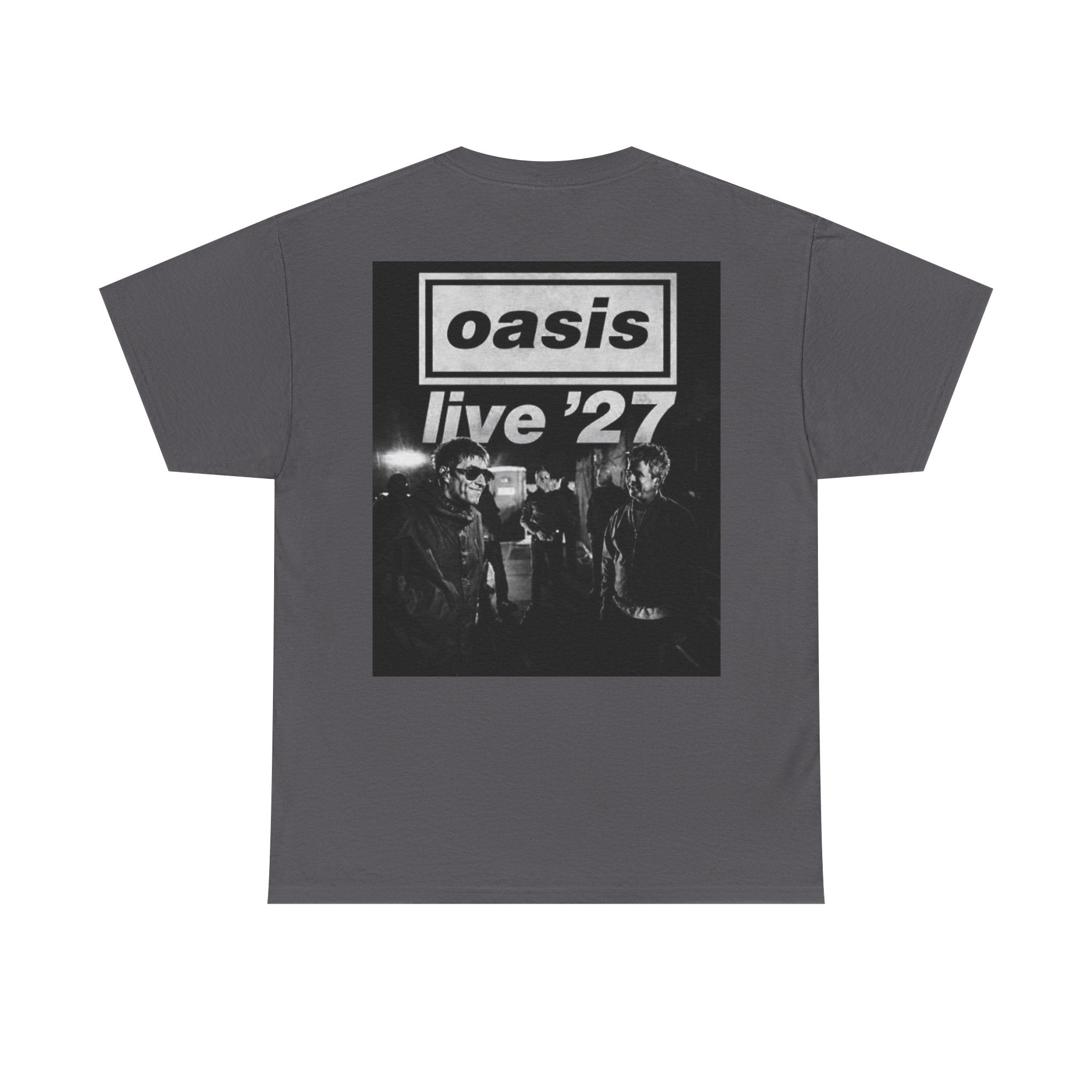 Oasis 'Live '27' Band Tee — Vintage Rock Concert T-Shirt