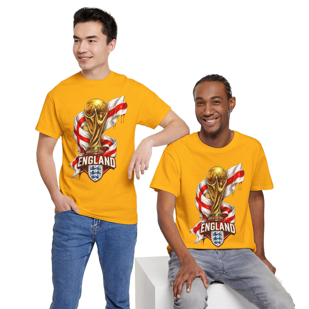 England World Cup Trophy T‑Shirt — St George's Cross Football Fan Tee
