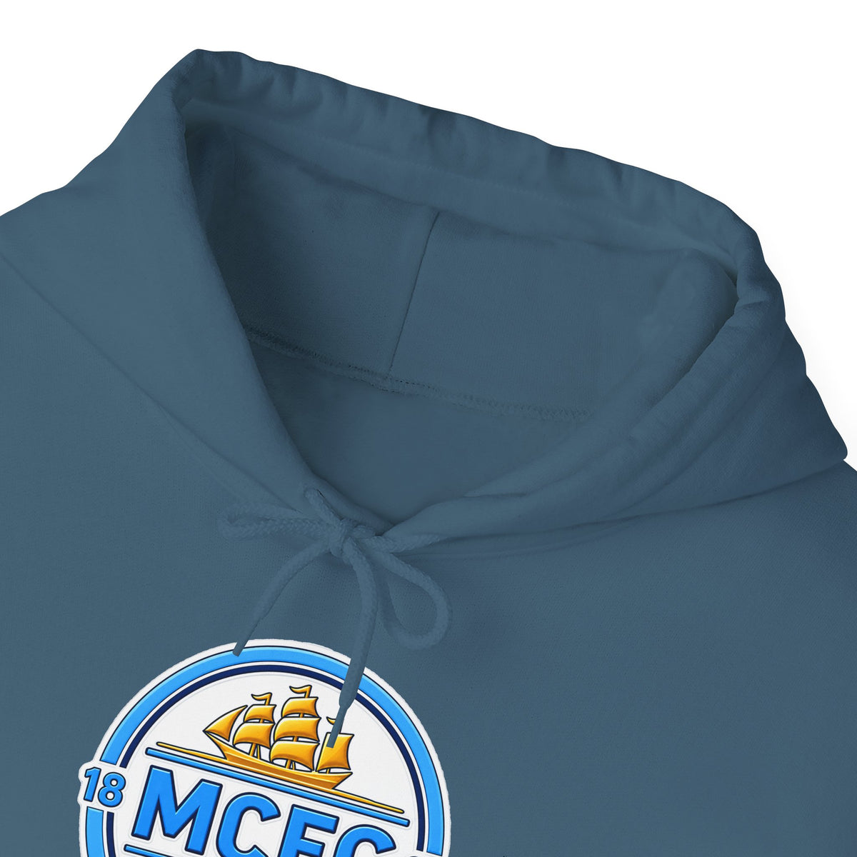 MCFC Logo Hoodie – Vintage Football Club Crest Pullover