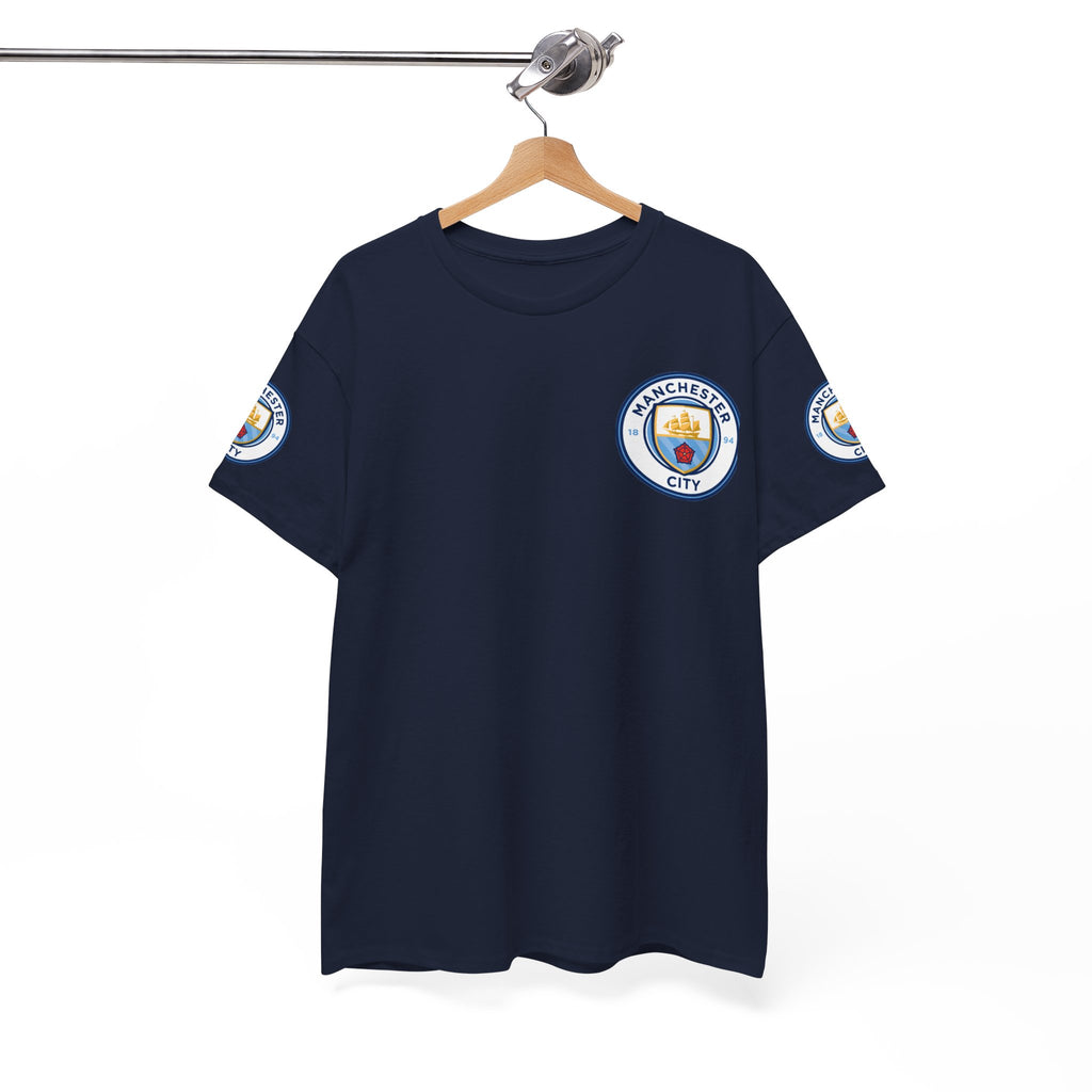 Manchester City Crest T-Shirt — Football Club Logo Tee