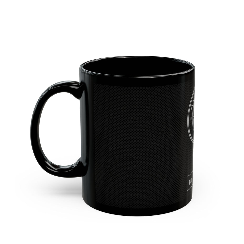 Manchester City Black Ceramic Mug (11oz, 15oz) — Football Club Crest & Puma Logo