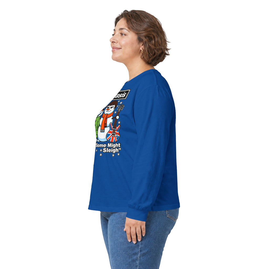 Snowasis Snowman Long Sleeve Tee — 'Some Nights, Some Slights' Holiday Shirt #Oasis Inspired