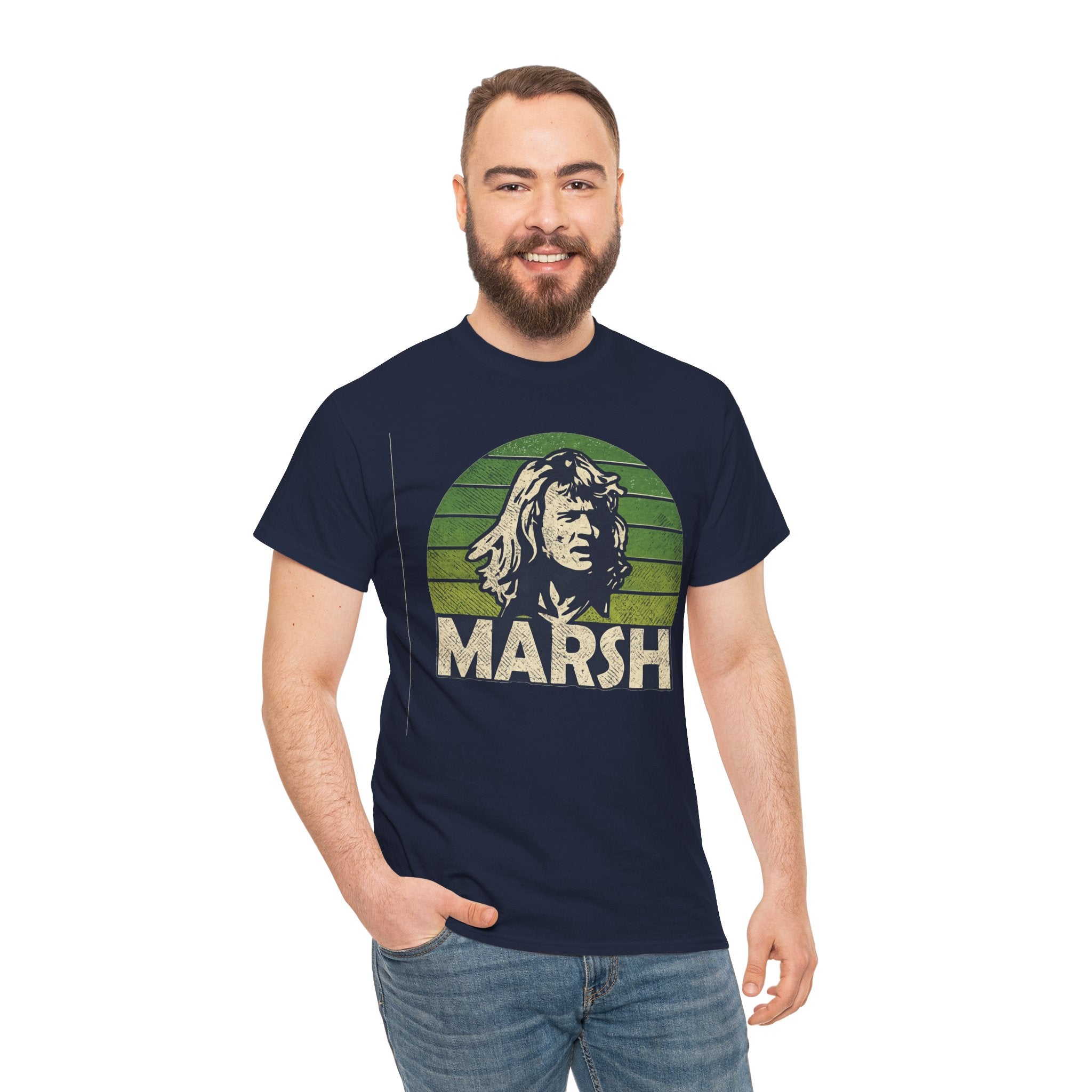 Rodney Marsh Retro Portrait Tee — Graphic T-Shirt