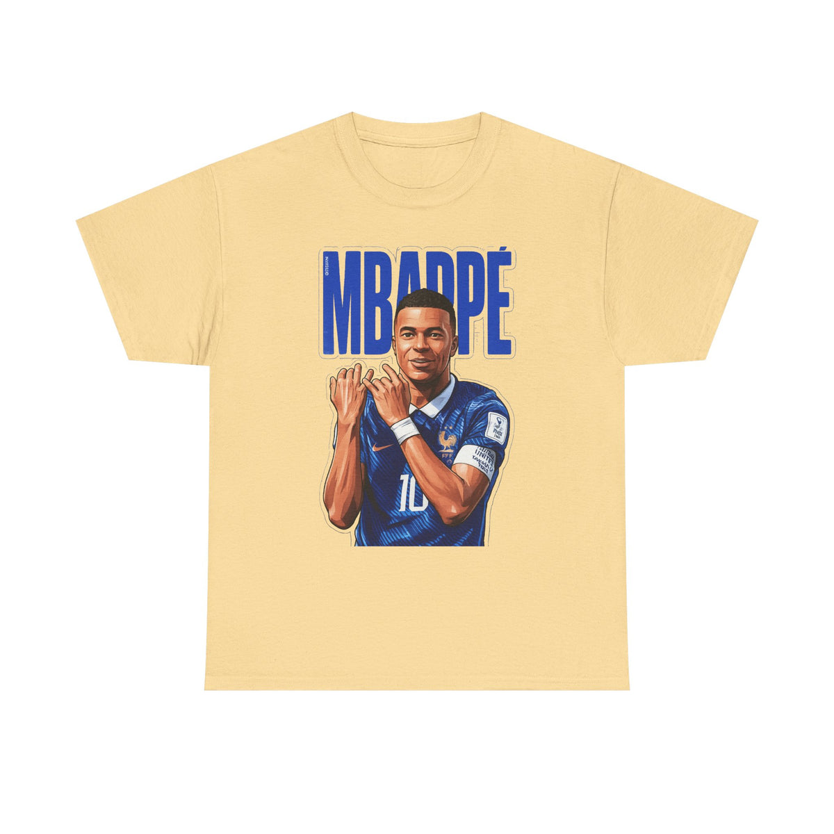 MBAPPE Graphic Shirt Soccer Star Portrait Tee — "