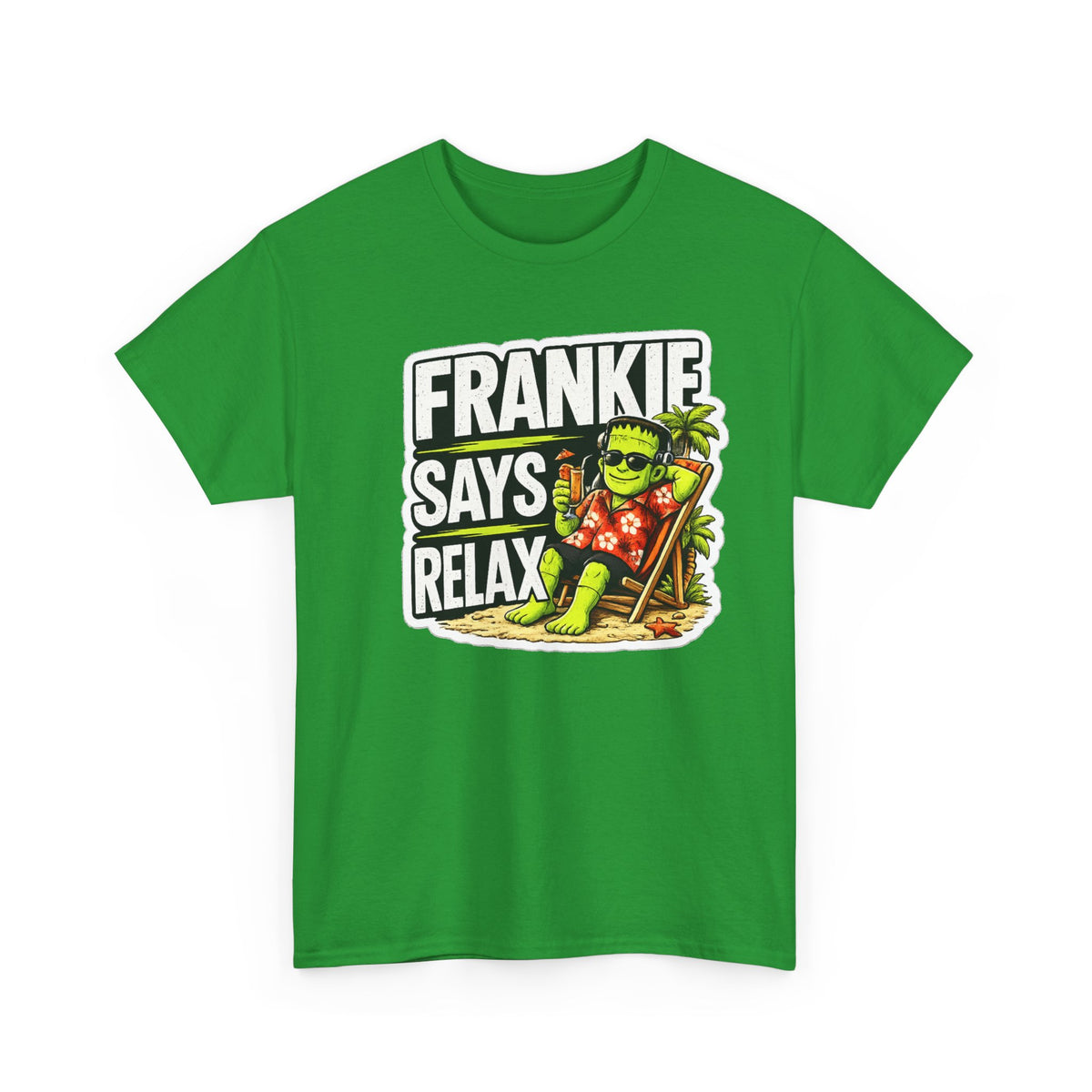 Frankie Says Relax Funny Graphic Cotton T-Shirt