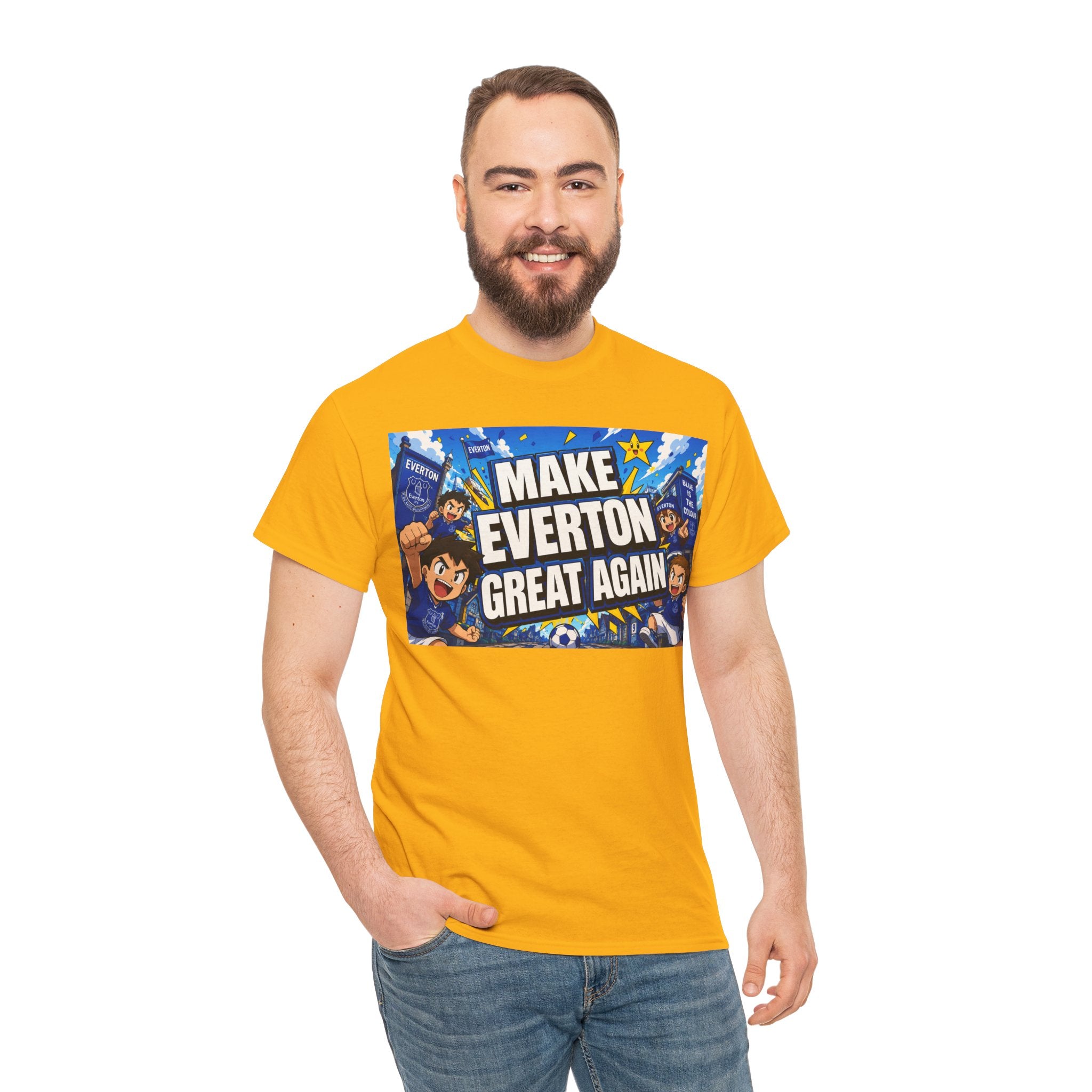 Everton Fan T-Shirt — "Make Everton Great Again" Football Supporter Tee