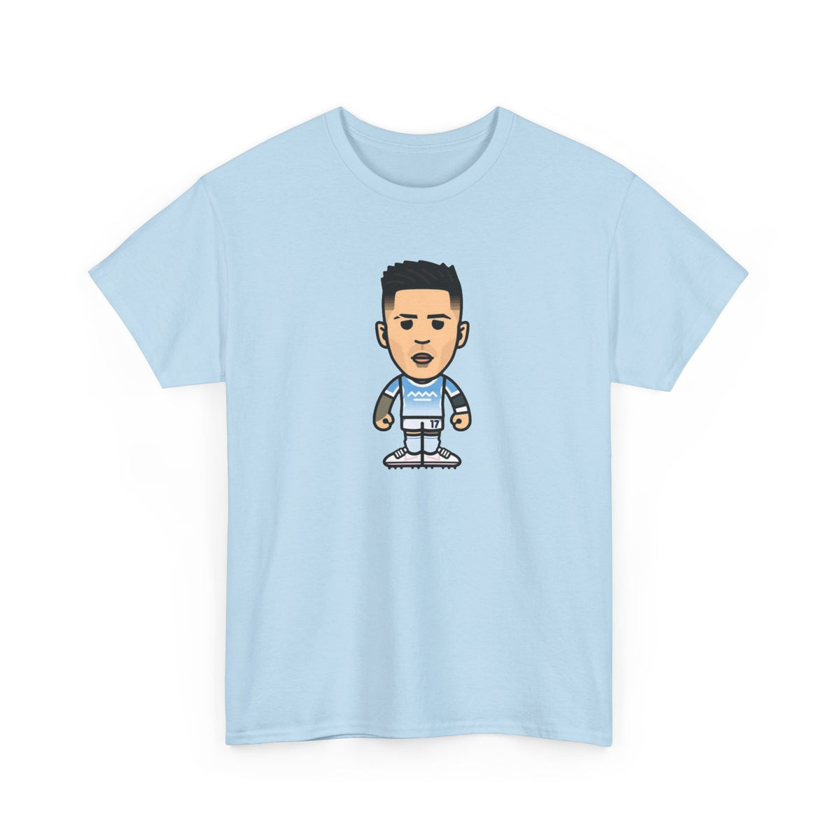 Enzo Fernandez Manchester City Cartoon Cotton T-Shirt