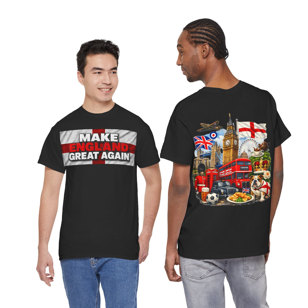 England Pride T-Shirt — "Make England Great Again" Graphic Tee