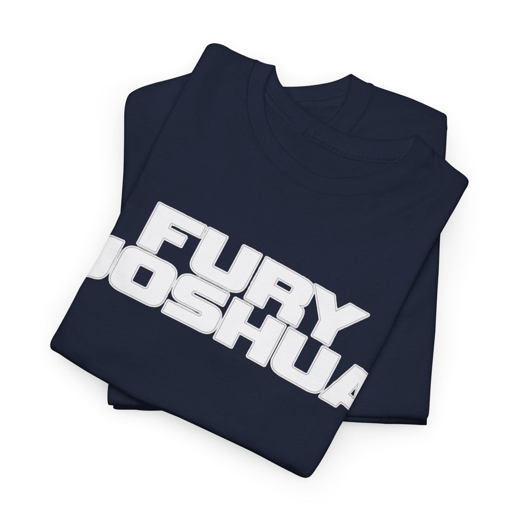 Fury vs Joshua Boxing Cotton T‑Shirt — Heavyweight Fight Night Tee