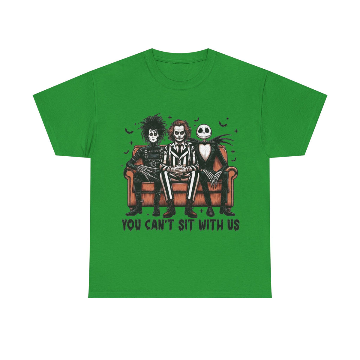 Johnny Depp Graphic Tee — 'You Can't Sit With Us' Halloween Horror Trio T-Shirt