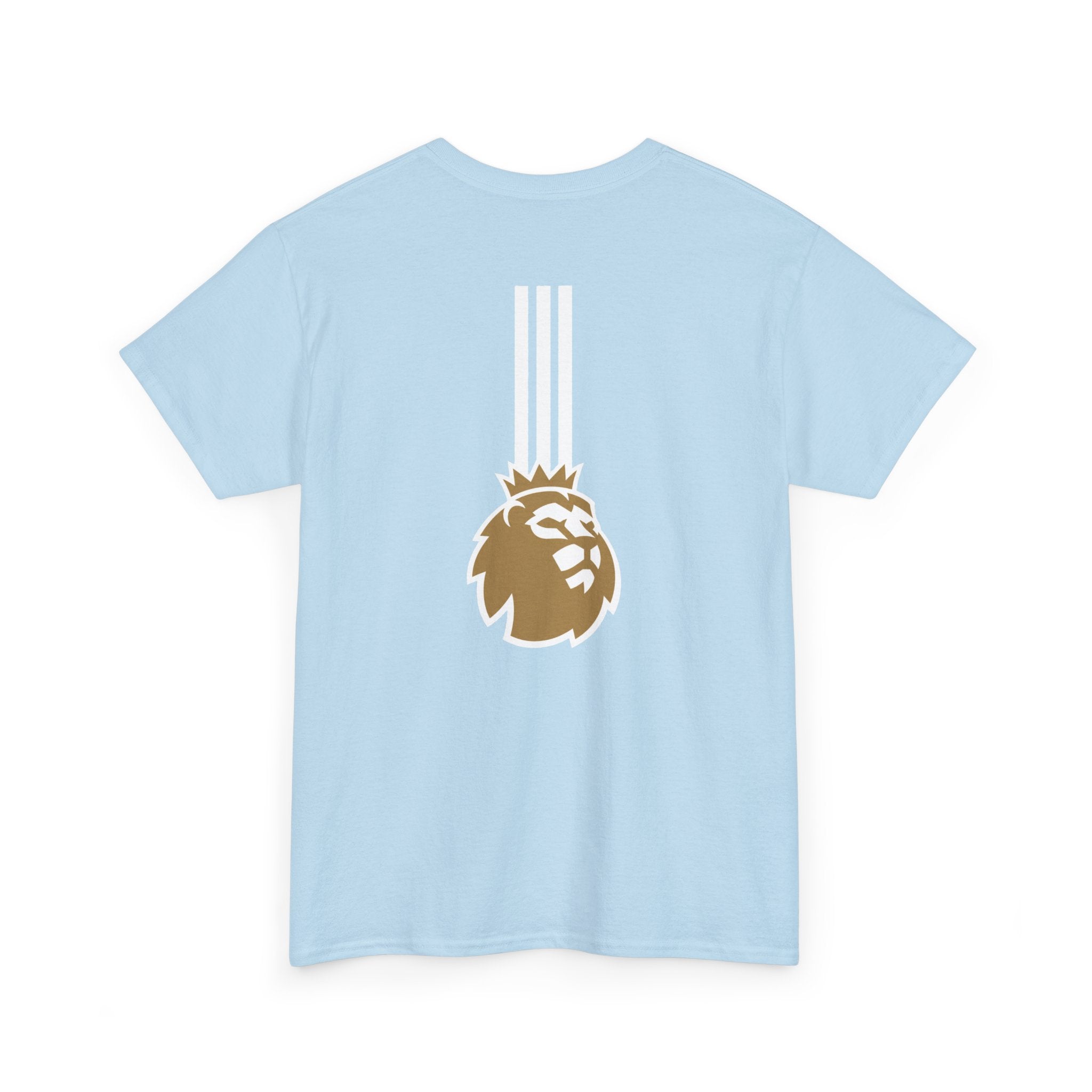 Manchester City City City Tee — Retro Three-Star Premier League Lion Soccer Shirt