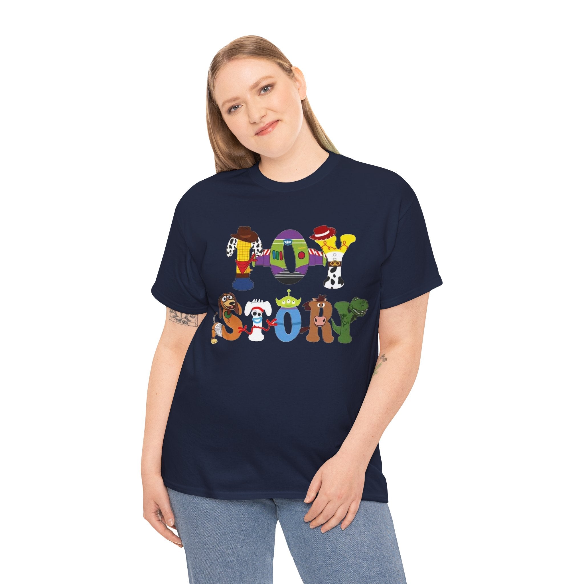 Toy Story Character Name Tee — "Toy Story" Graphic T-Shirt