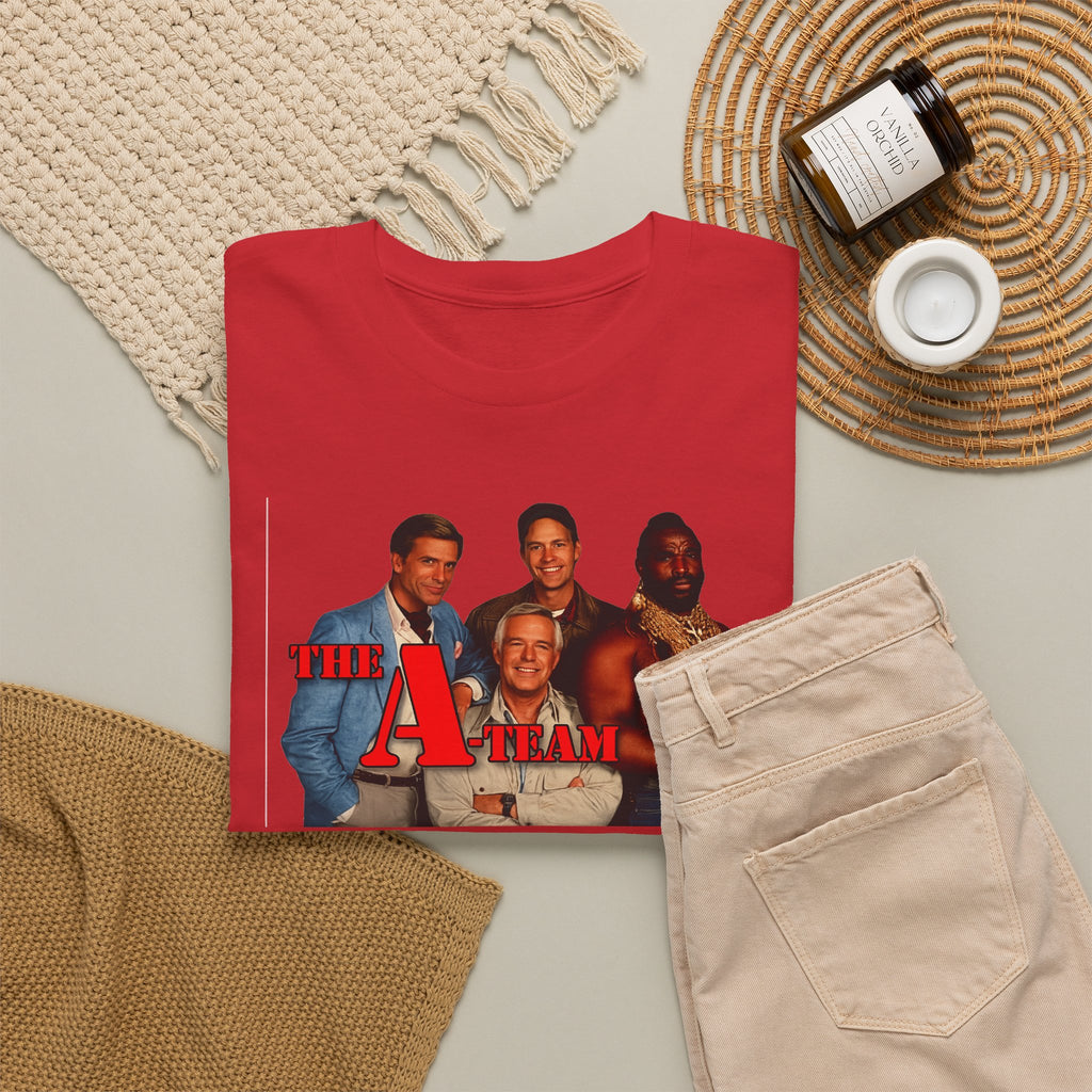 A-Team Graphic Tee — Retro TV Series Logo & Character Poster T-Shirt