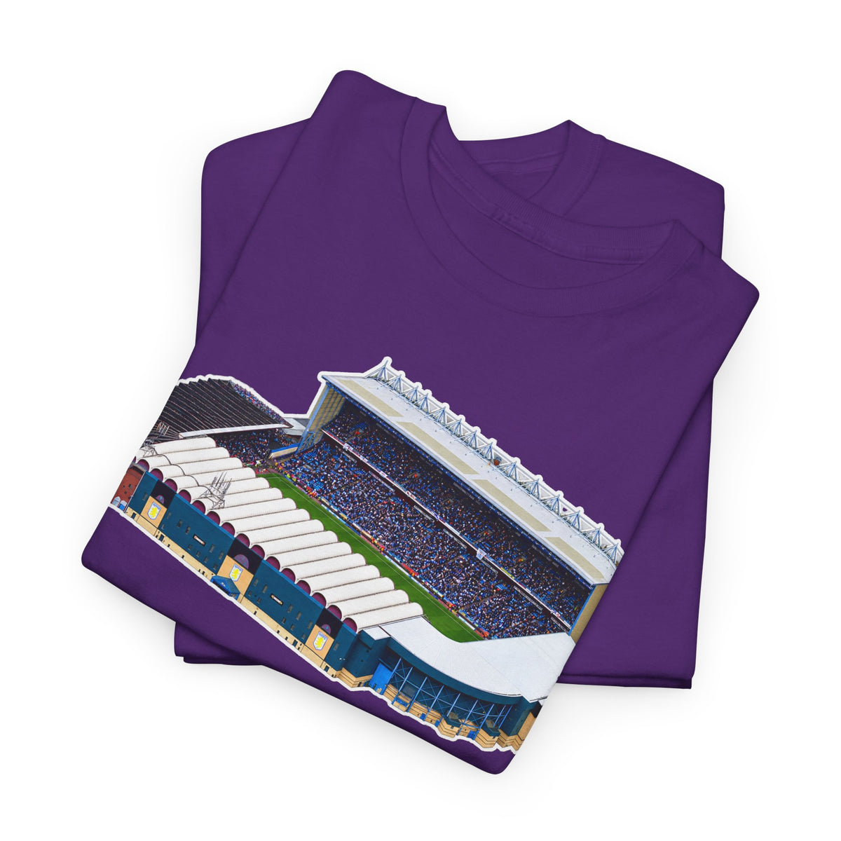 Manchester City Maine Road Stadium Illustration T‑Shirt — Vintage Football Arena Graphic Tee