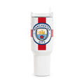 Manchester City Flag 40oz Tumbler — Insulated Soccer Fan Travel Cup