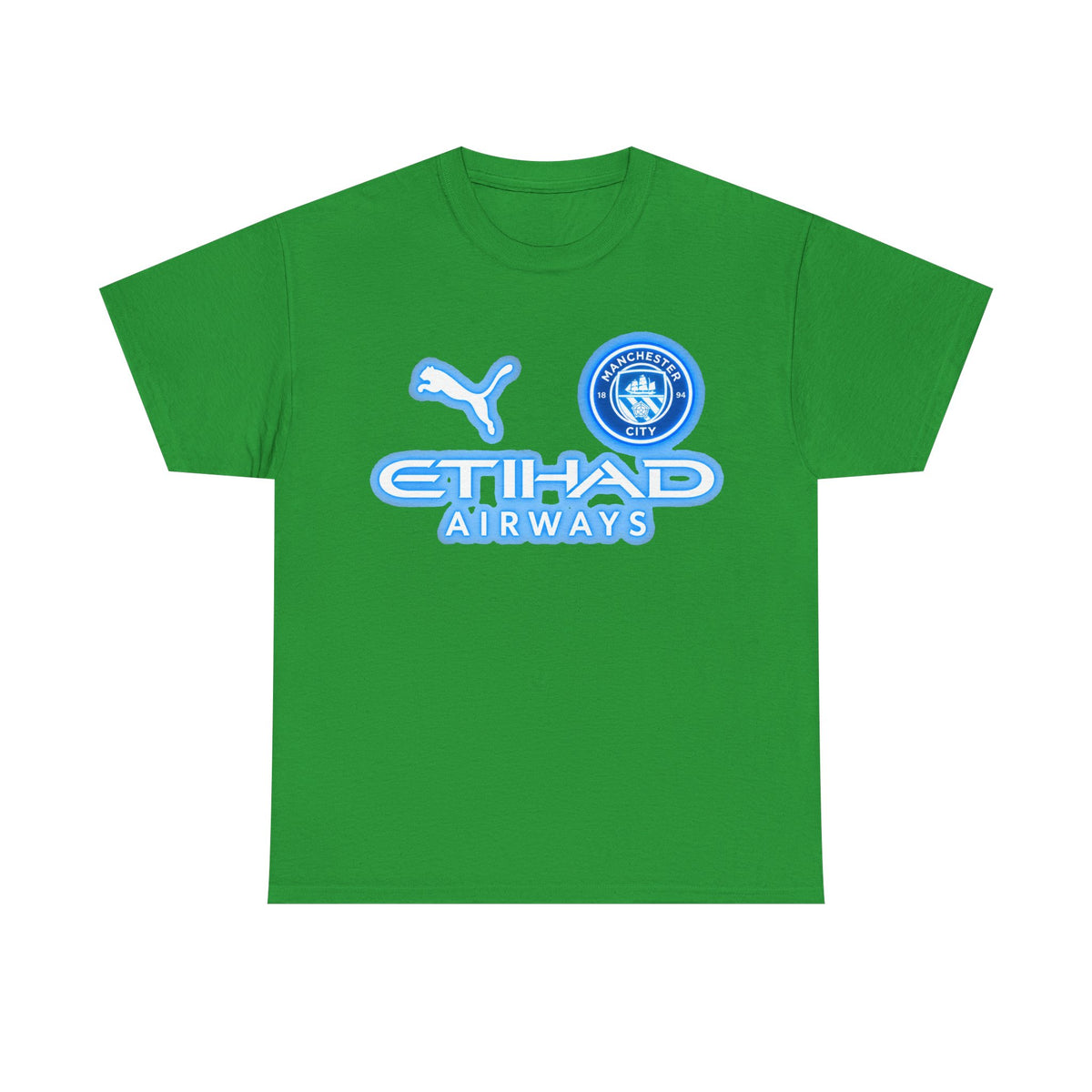 Manchester City Inspired Etihad Airways Logo Tee