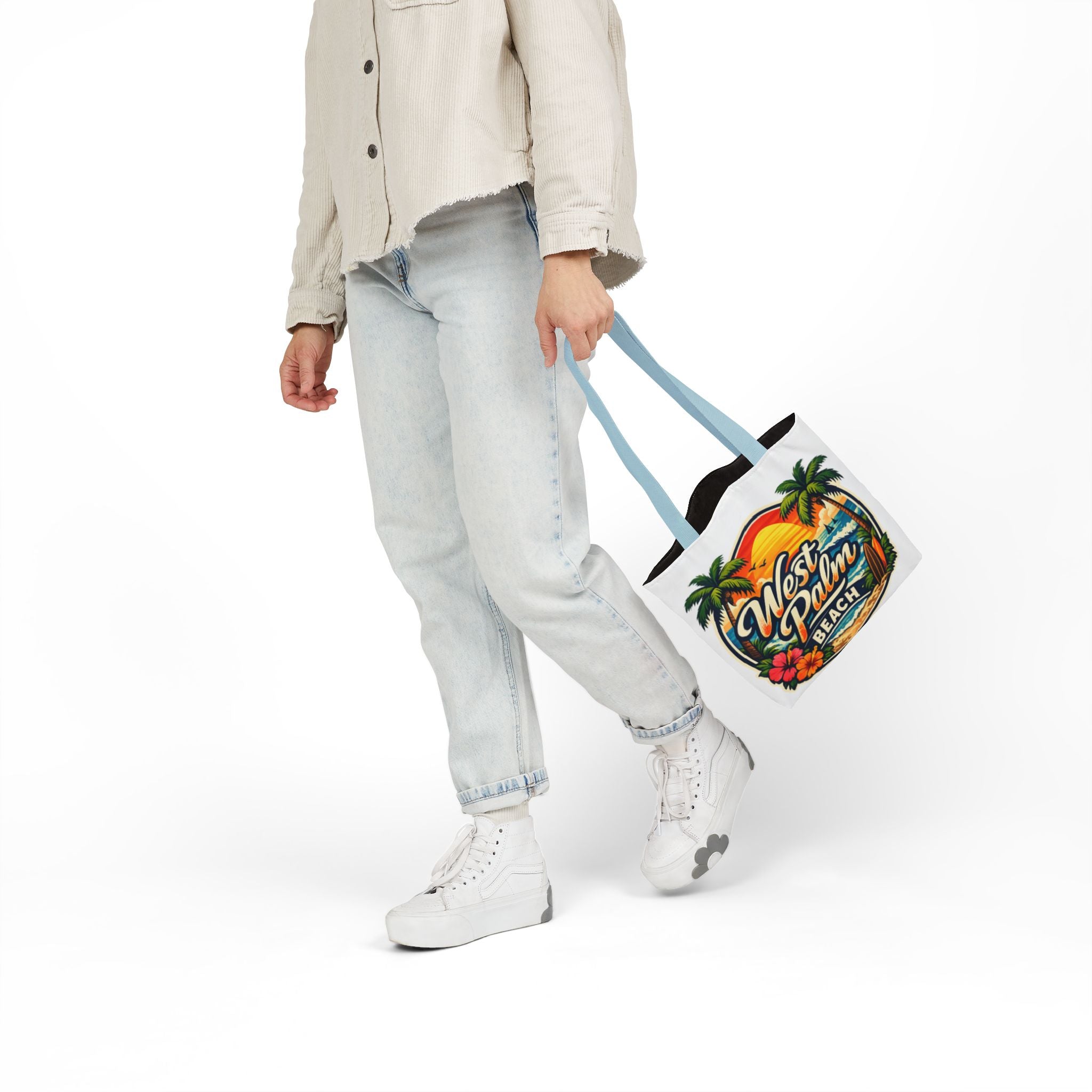 West Palm Beach Vintage Sunset Tote