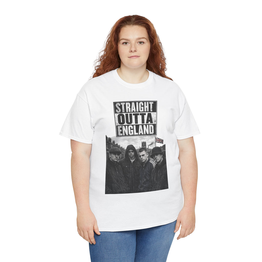 Straight Outta England T-Shirt — Retro Band Photo Tee