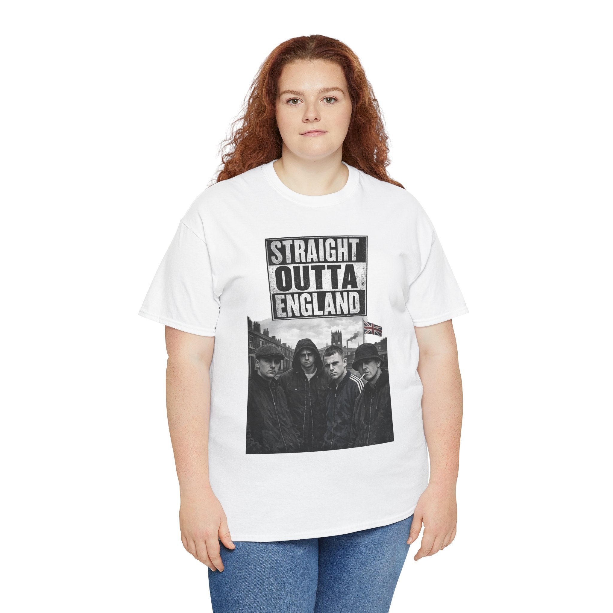 Straight Outta England T-Shirt — Retro Band Photo Tee