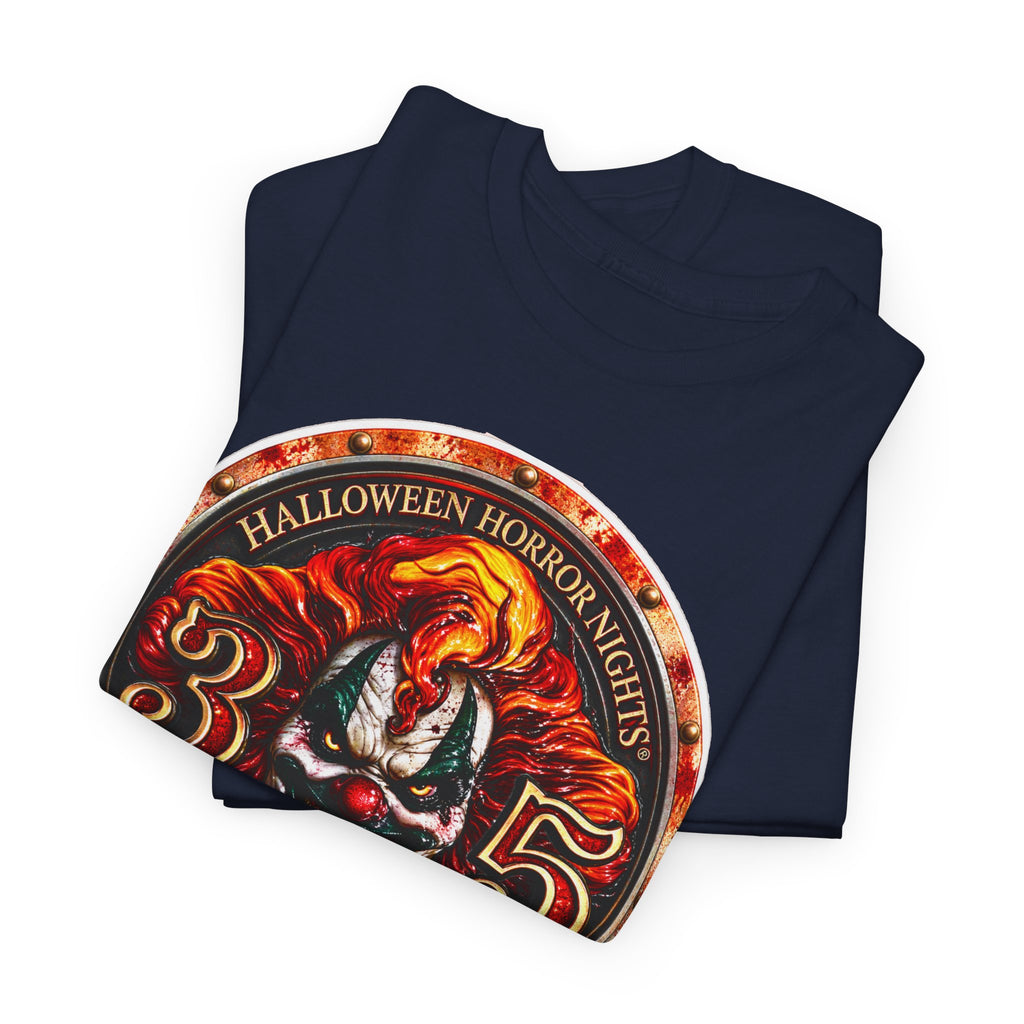 Halloween Horror Nights 35 Clown Inspired Cotton Tee — Universal Orlando Horror T‑Shirt
