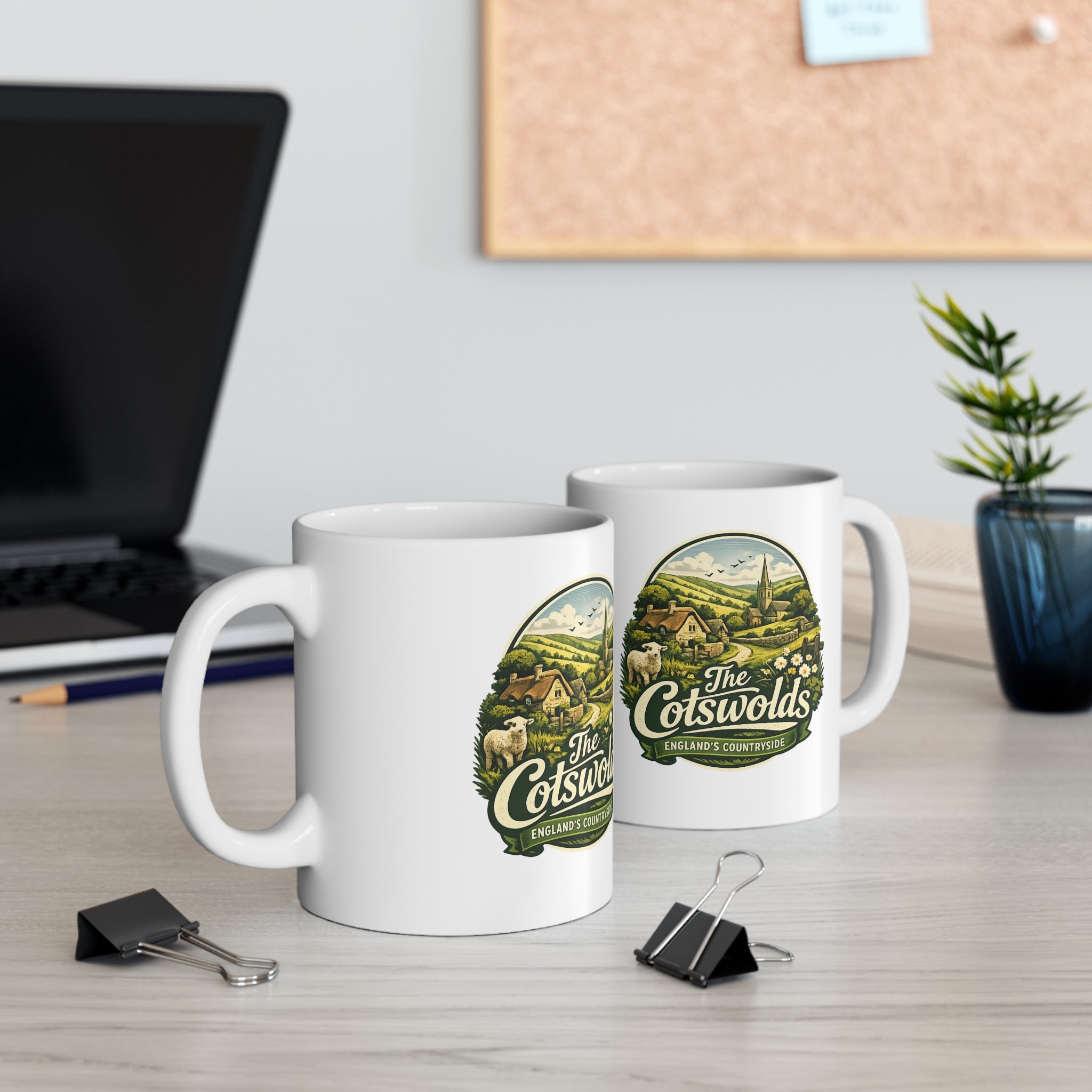 Cotswolds Scenic Coffee Mug — England Countryside 11oz & 15oz