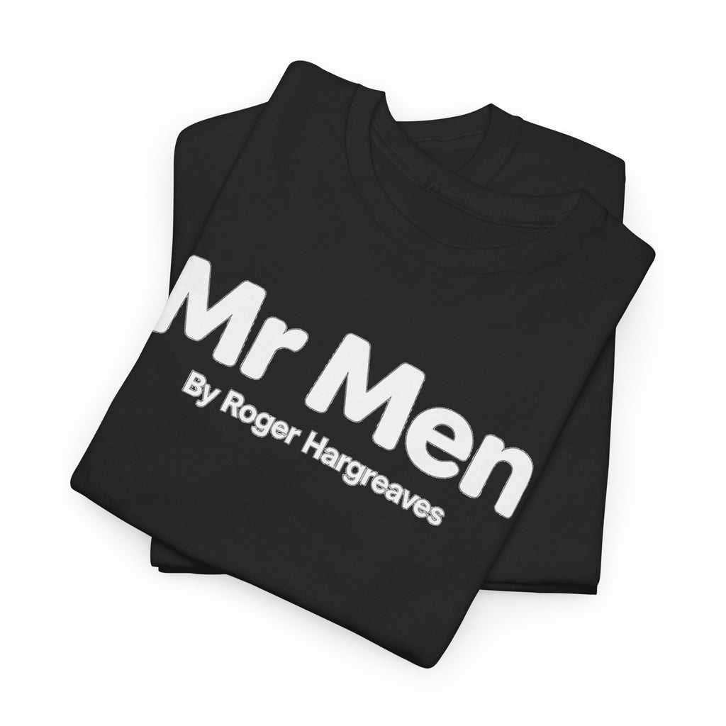 Mr Men T-Shirt – Retro 'Mr Men by Roger Hargreaves' Logo Tee