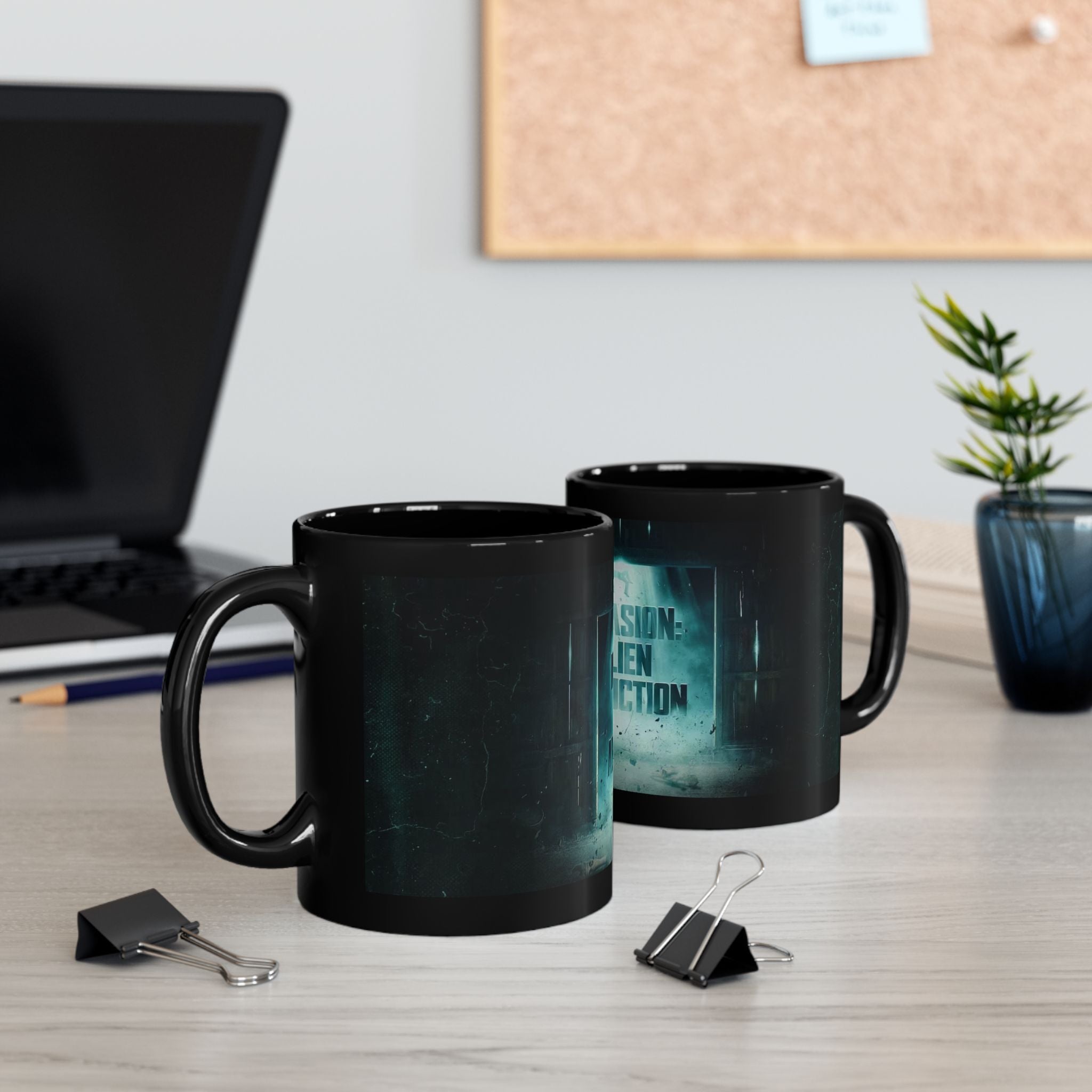 Alien Abduction Mug — Invasion Sci‑Fi Coffee Cup (11oz, 15oz)