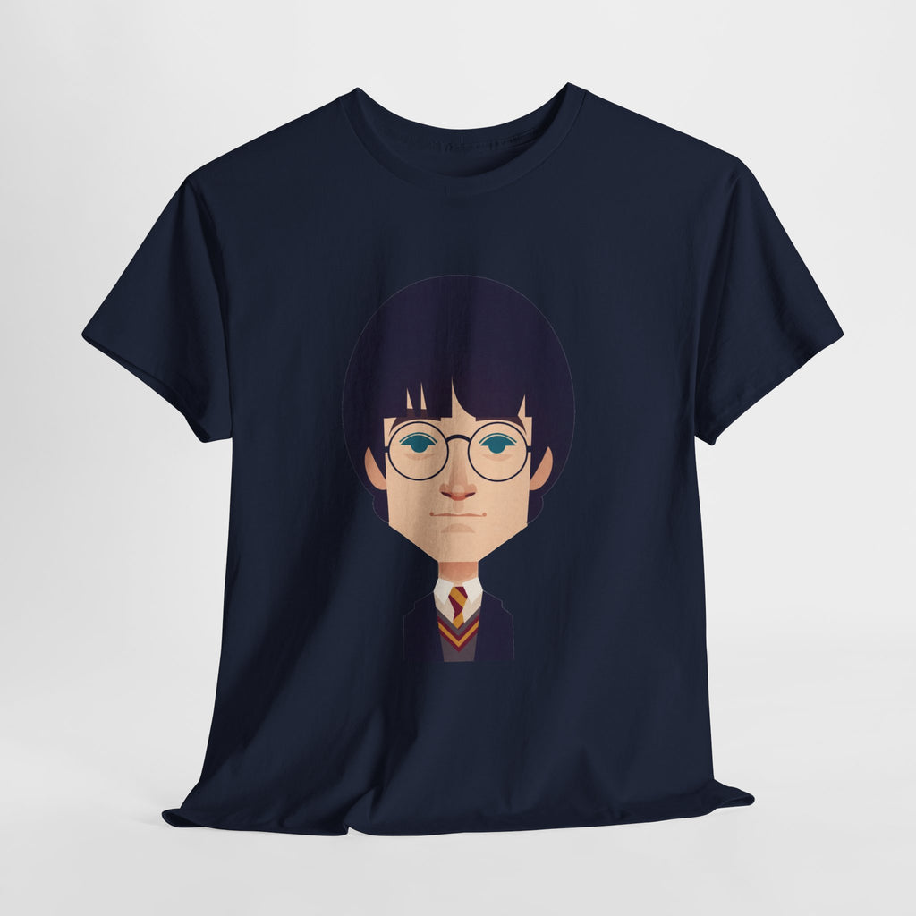 Harry Potter Wizard School Boy Cartoon Cotton T-Shirt