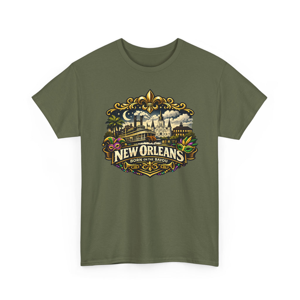 New Orleans Vintage Badge Tee — Crescent City Souvenir T-Shirt
