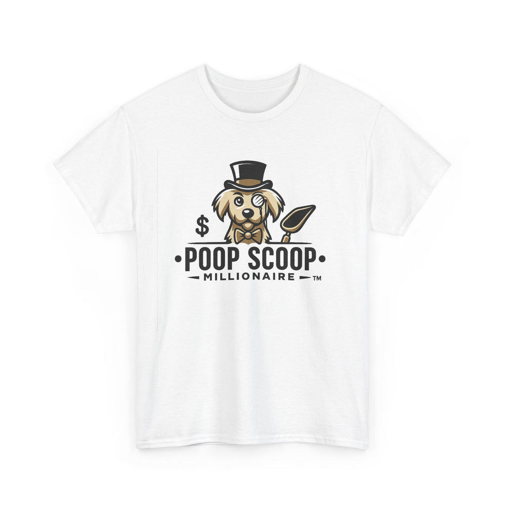 Poop Scoop Millionaire T-Shirt — Funny Dog Poop Scooping Tee