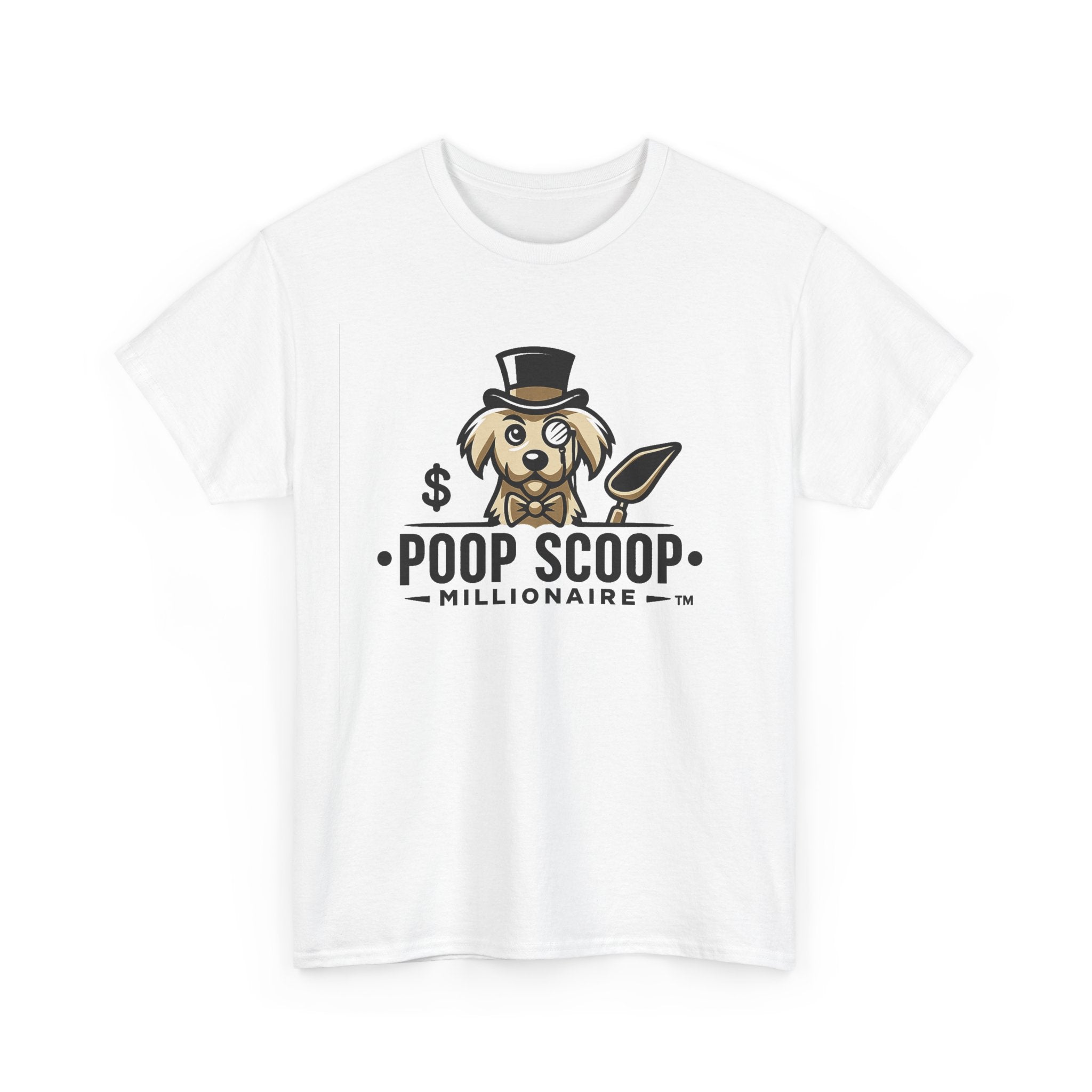 Poop Scoop Millionaire T-Shirt — Funny Dog Poop Scooping Tee