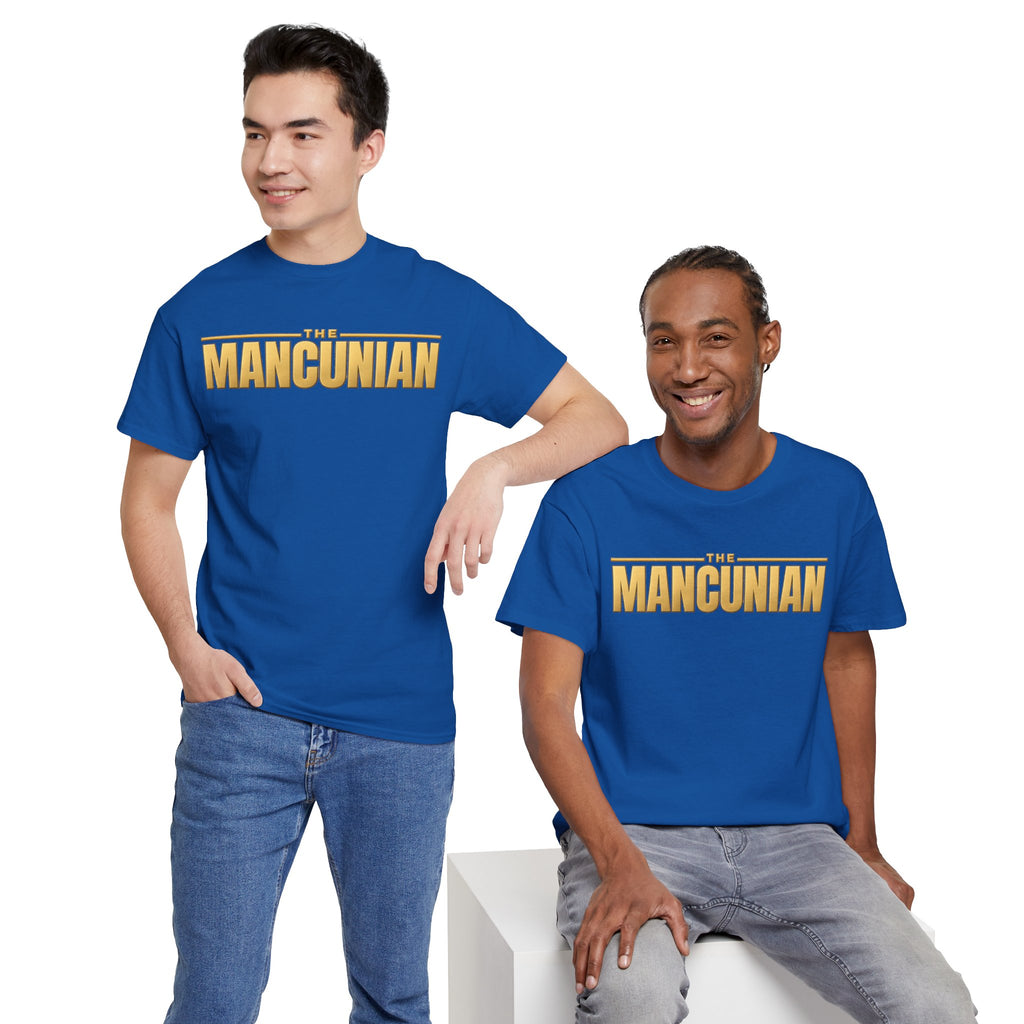 Mancunian Gold Logo Cotton T‑Shirt