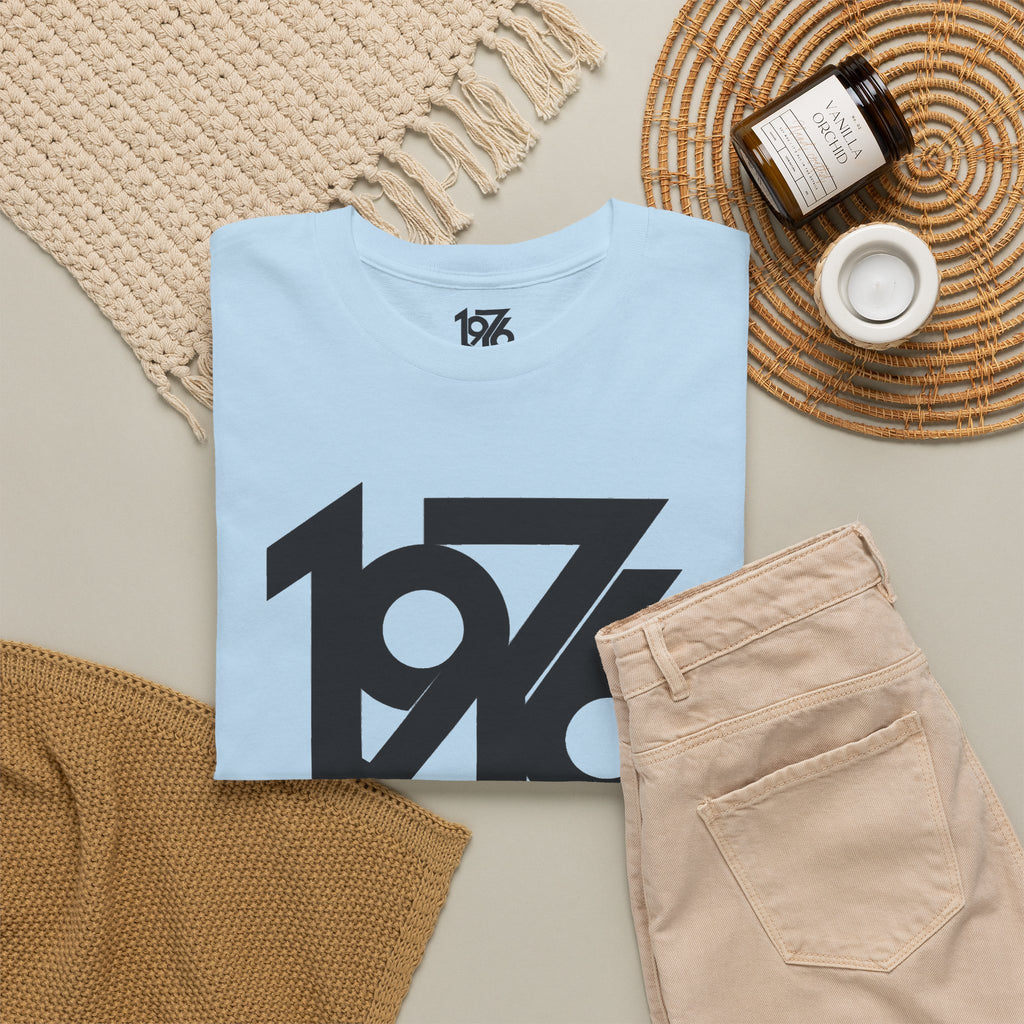 1976 Collection Logo Cotton T-Shirt — Vintage Year Graphic Tee